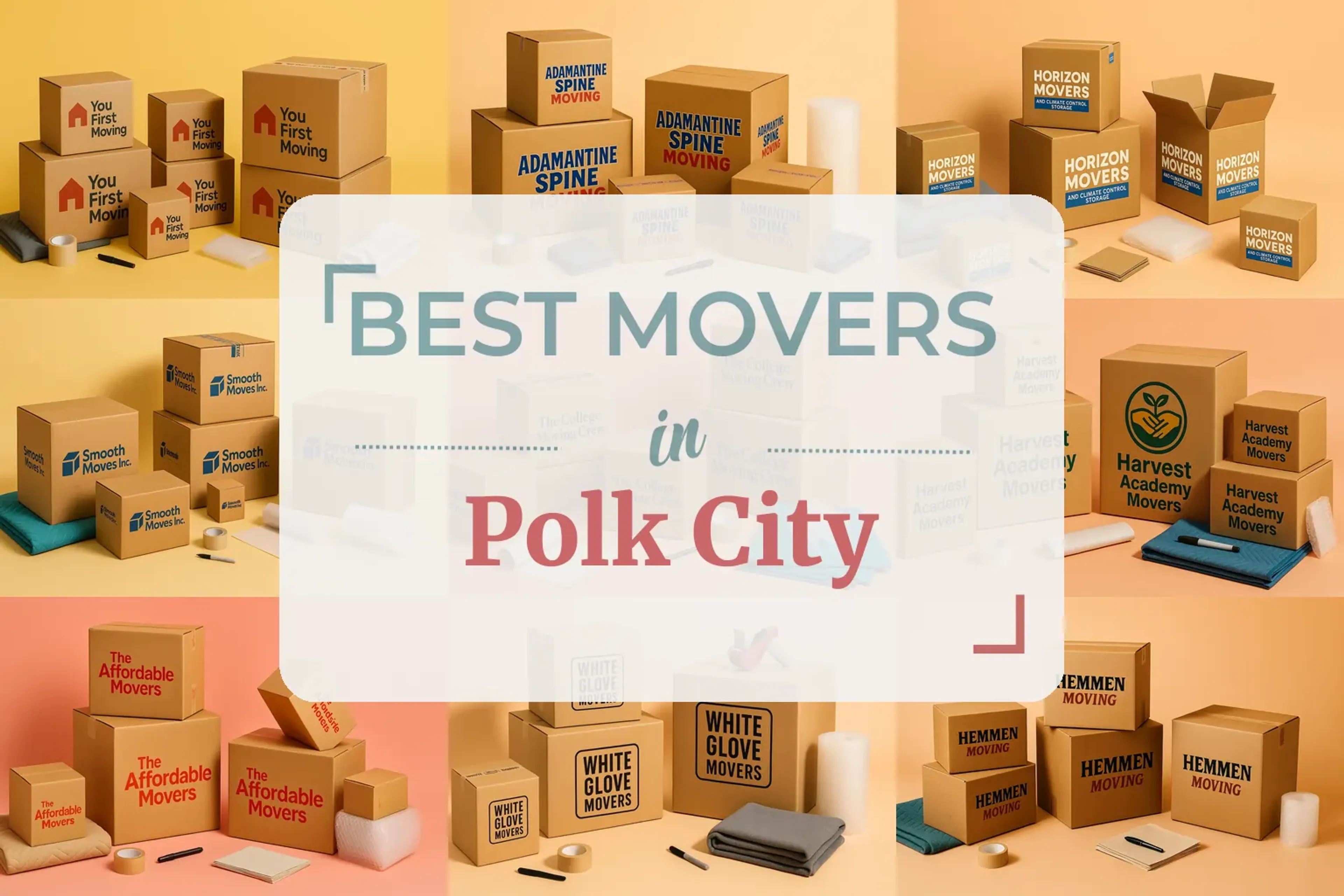 Side-by-side comparison of Polk City moving companies