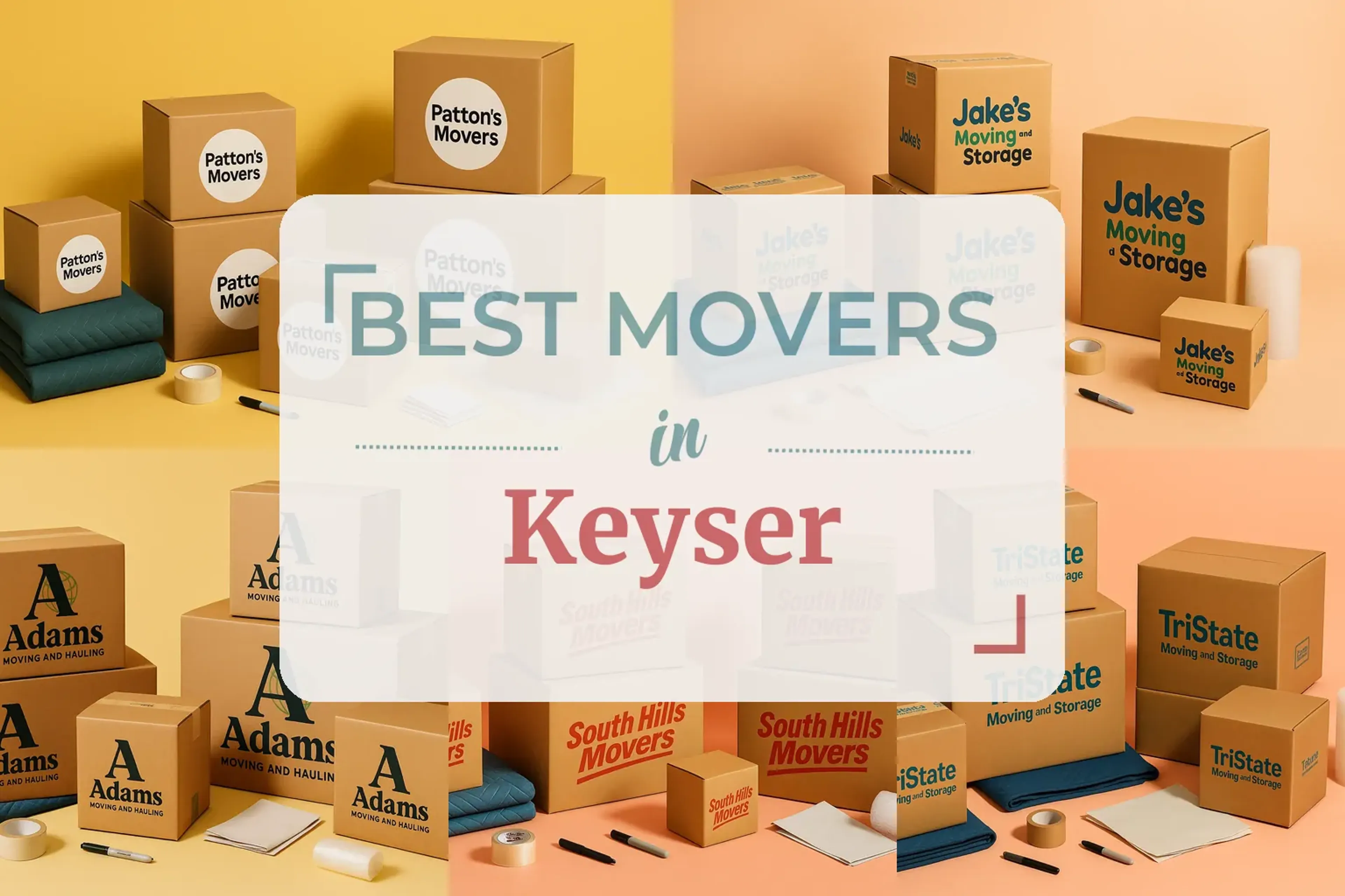 Side-by-side comparison of Keyser moving companies
