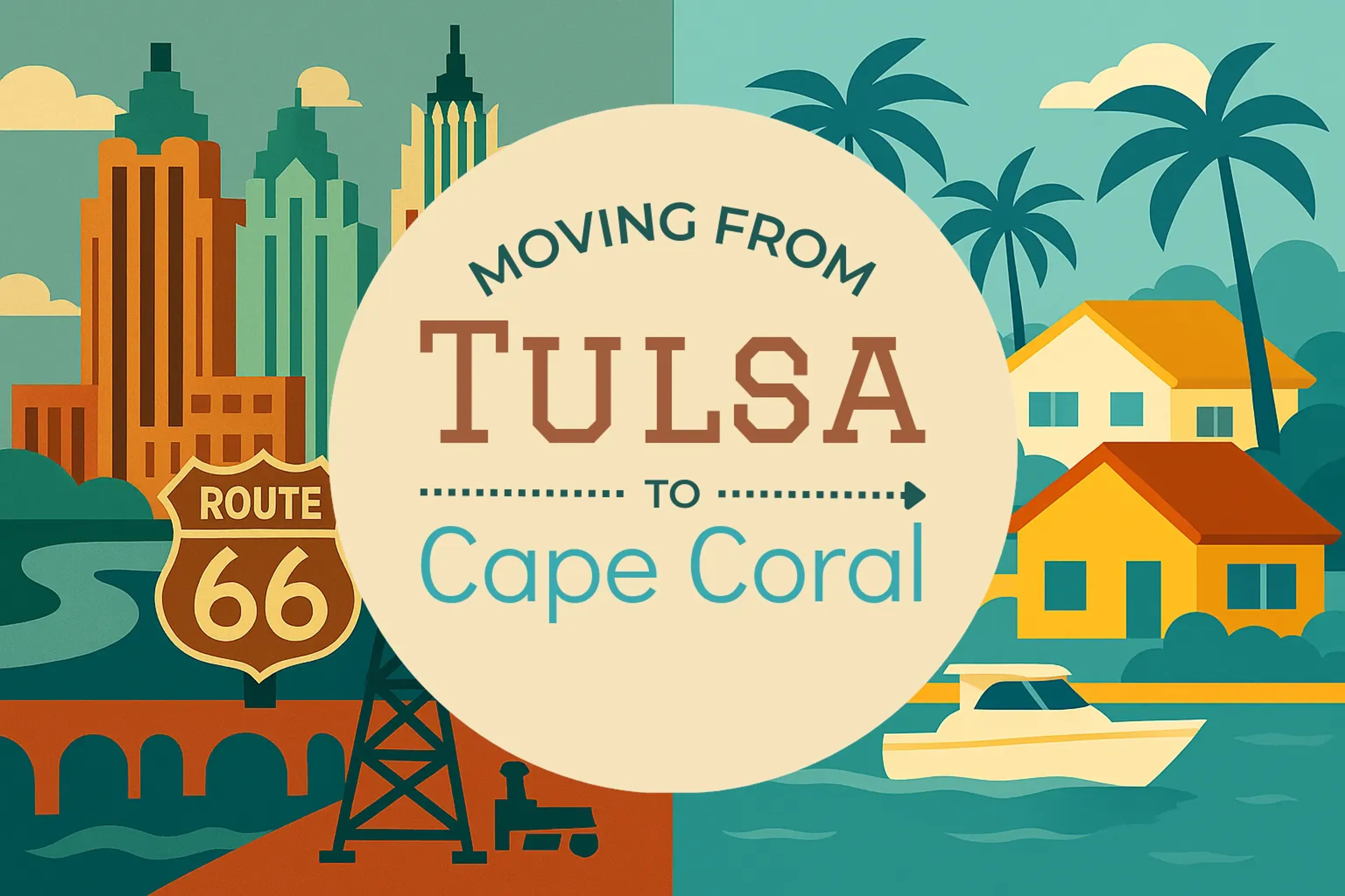Side-by-side comparison of Tulsa to Cape Coral moving companies