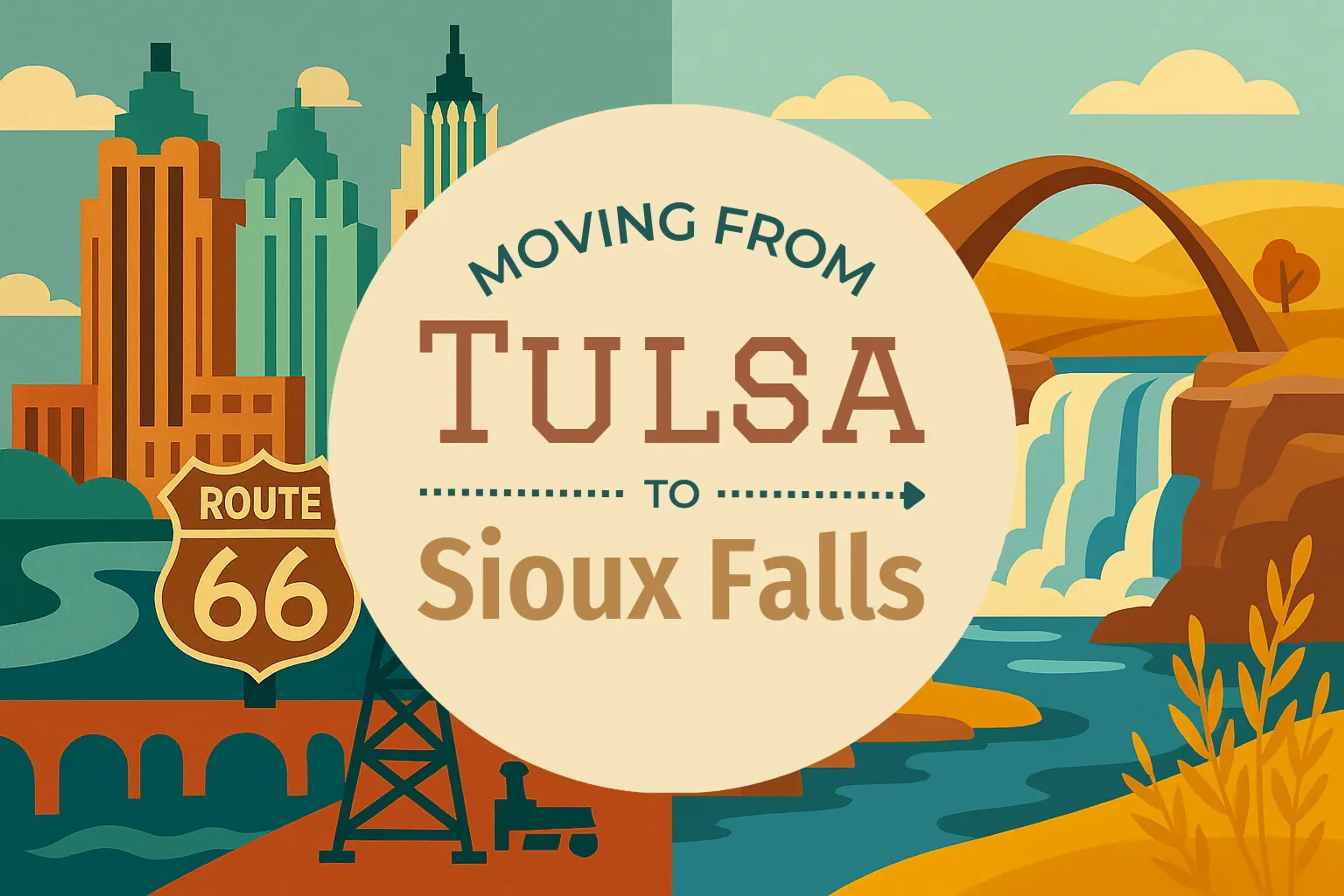 Side-by-side comparison of Tulsa to Sioux Falls moving companies