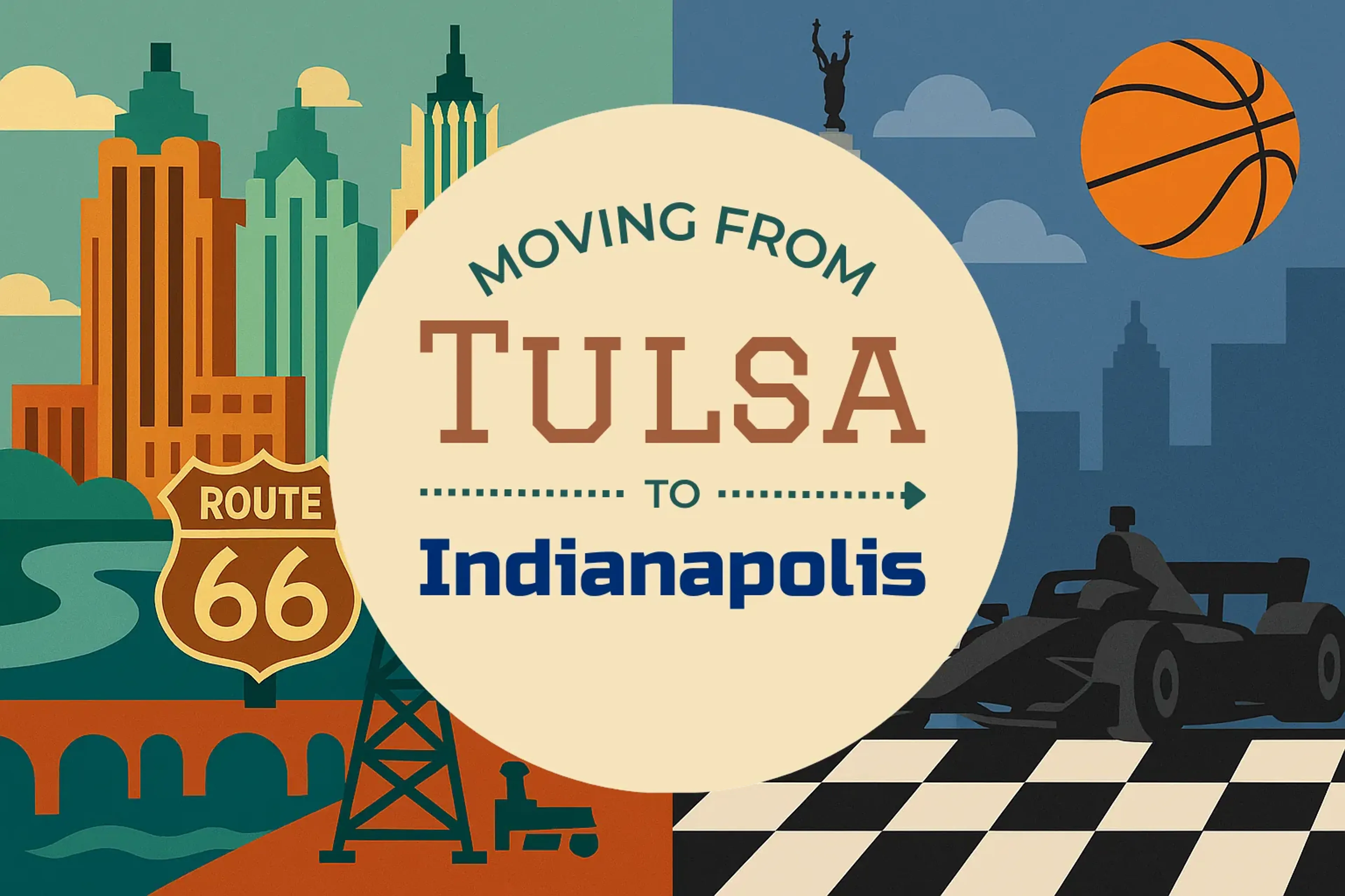 Side-by-side comparison of Tulsa to Indianapolis moving companies