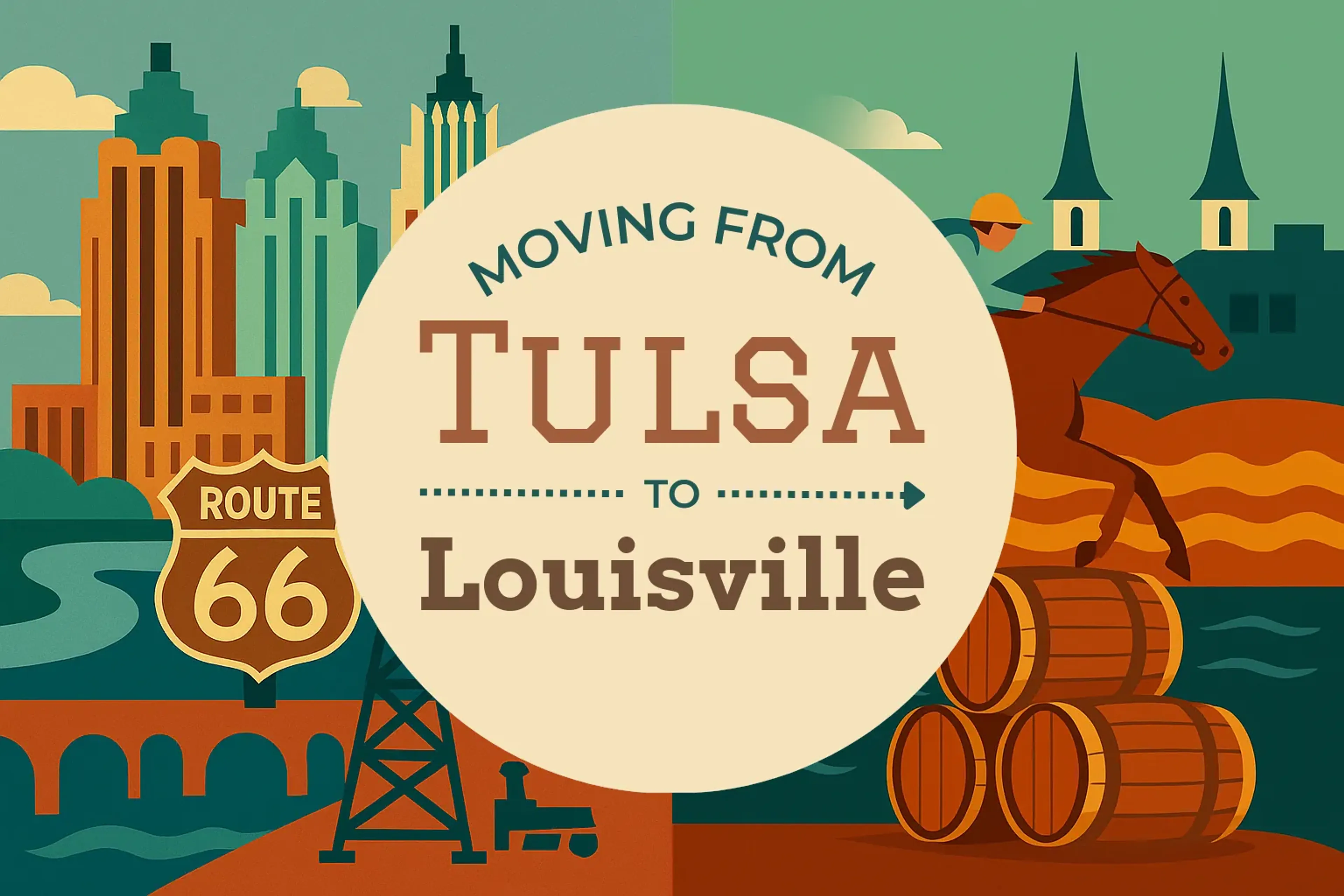 Side-by-side comparison of Tulsa to Louisville moving companies