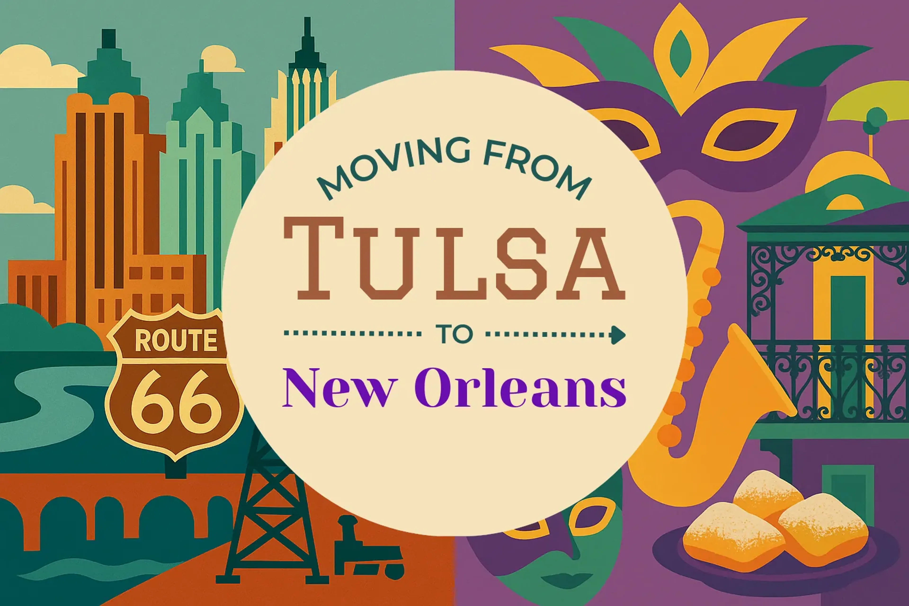 Side-by-side comparison of Tulsa to New Orleans moving companies