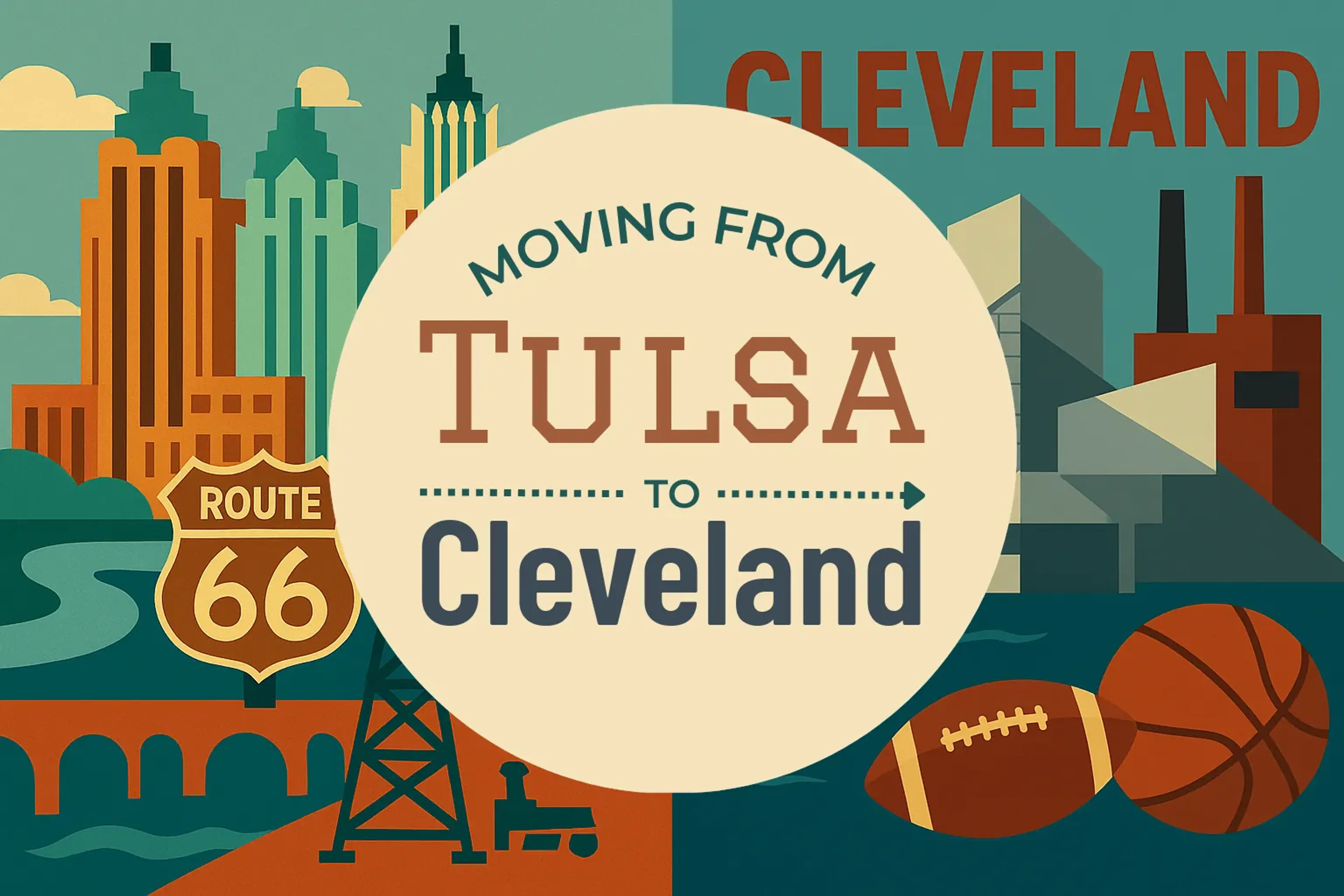 Side-by-side comparison of Tulsa to Cleveland moving companies