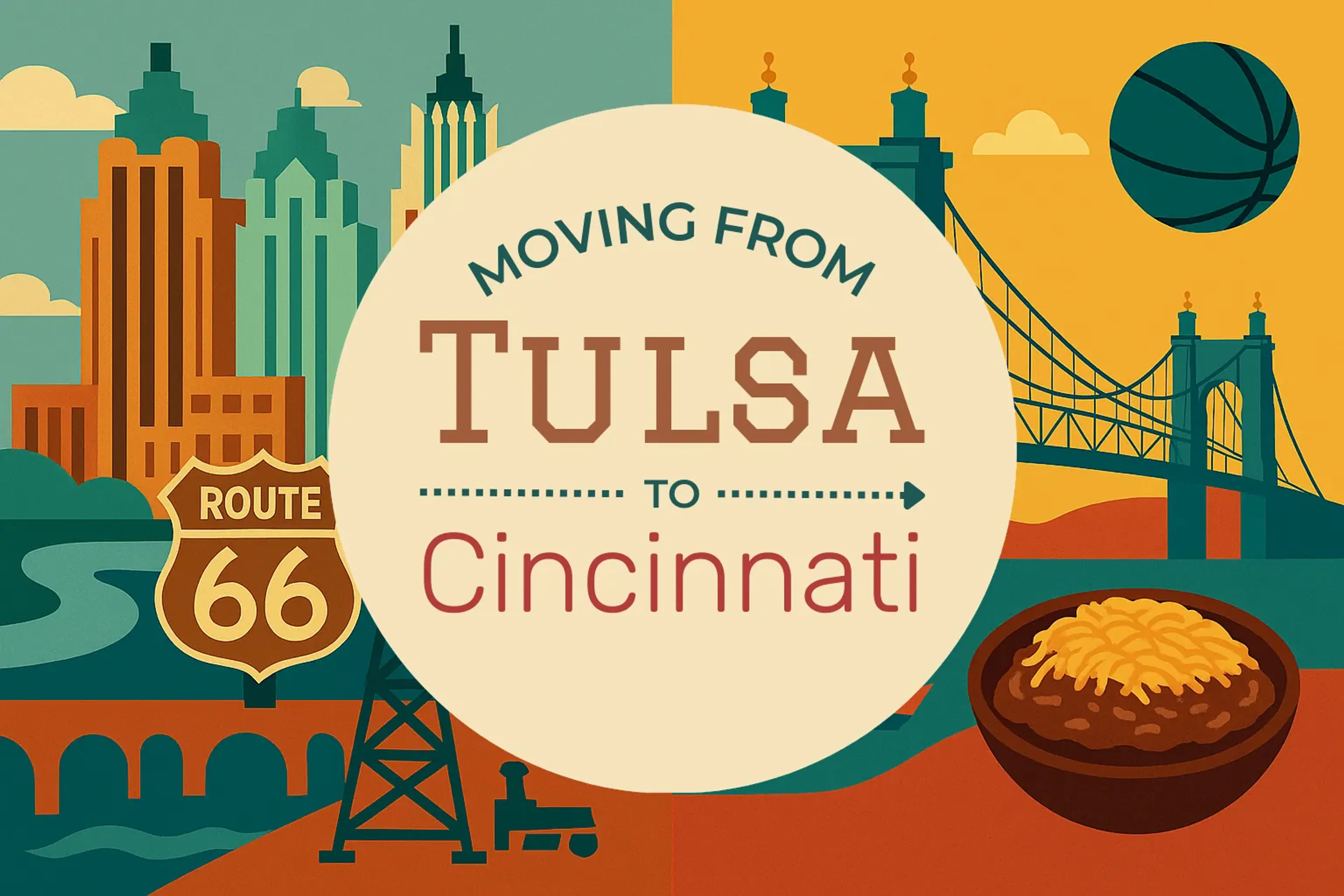 Side-by-side comparison of Tulsa to Cincinnati moving companies