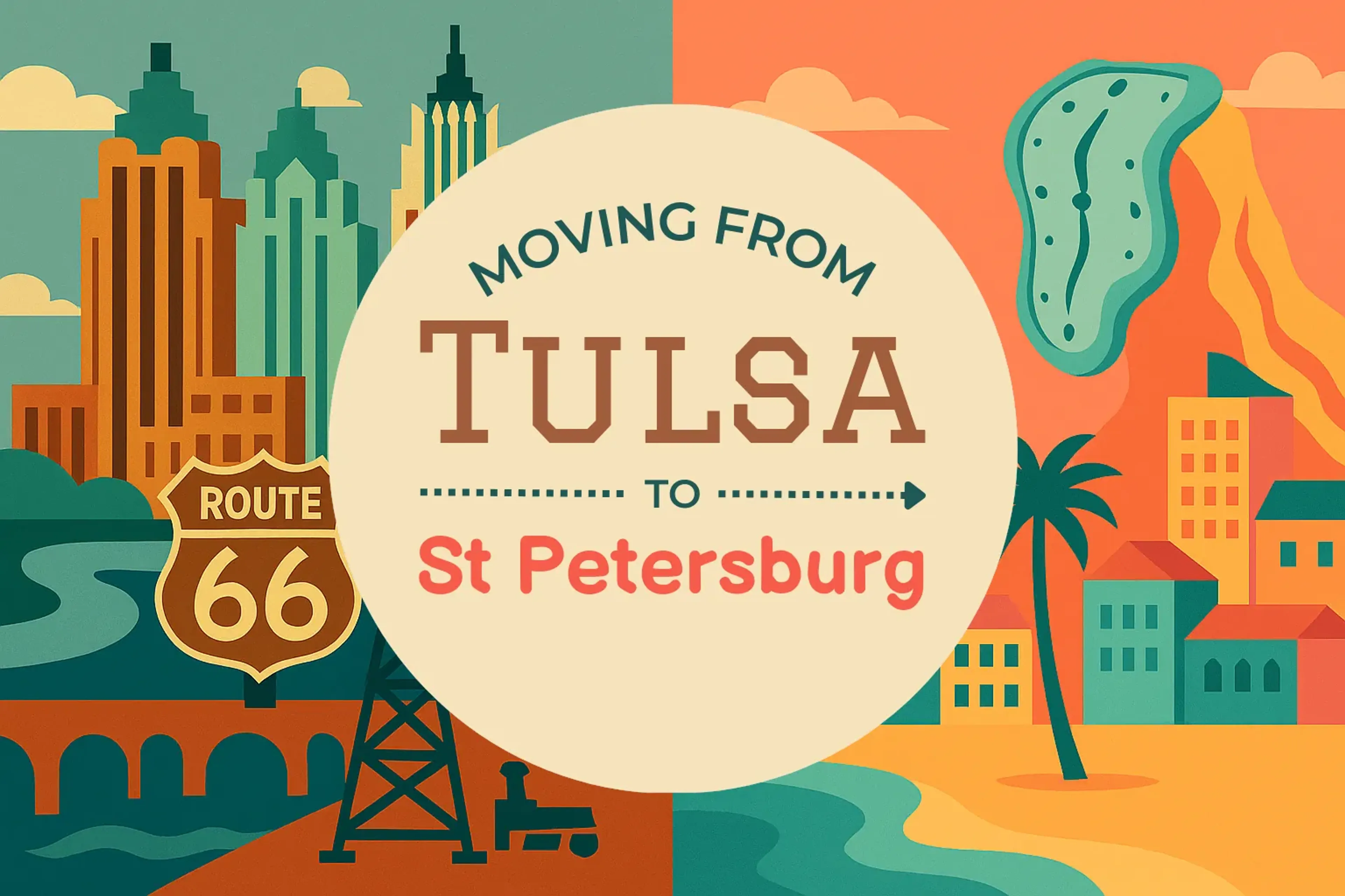 Side-by-side comparison of Tulsa to St. Petersburg moving companies