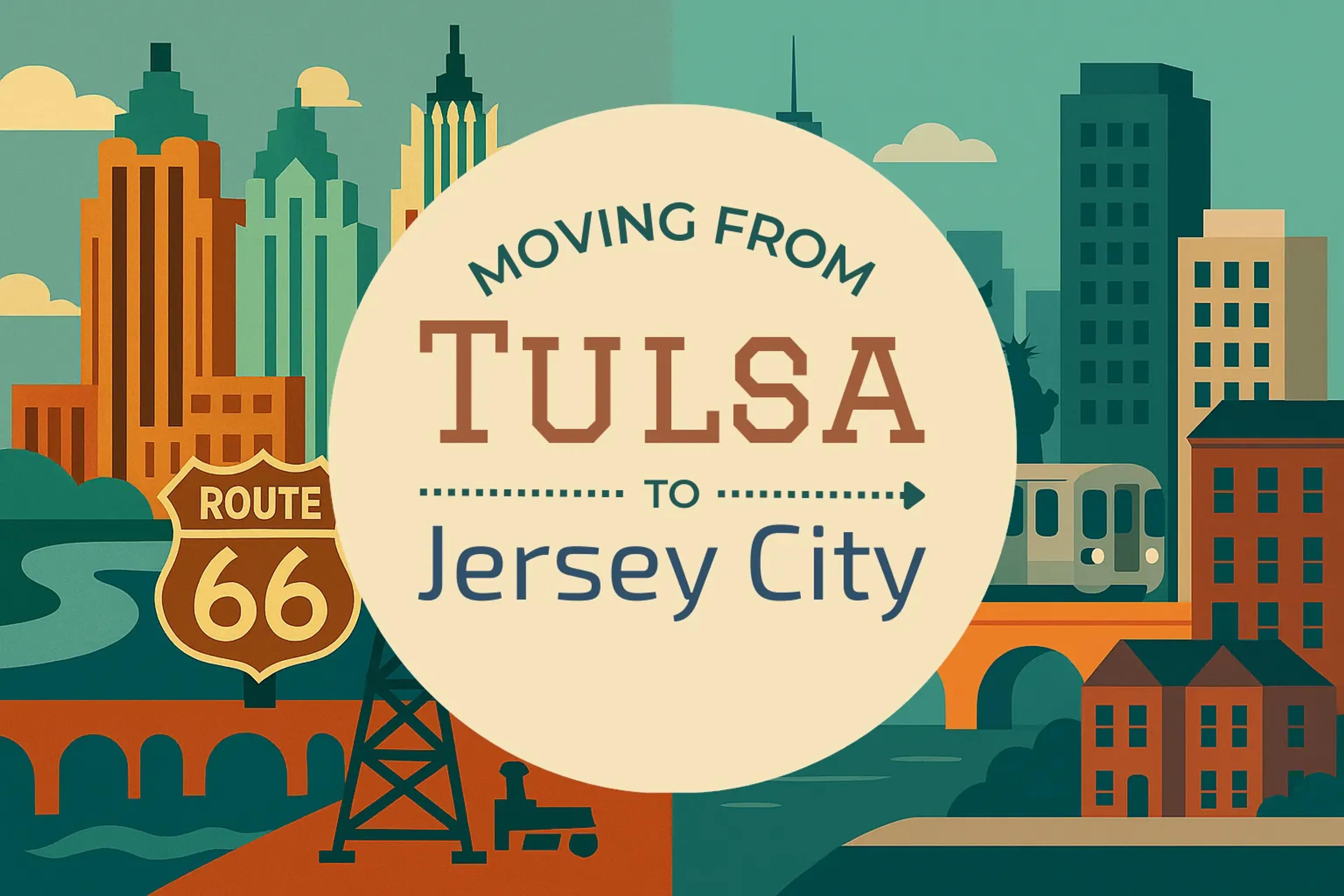 Side-by-side comparison of Tulsa to Jersey City moving companies