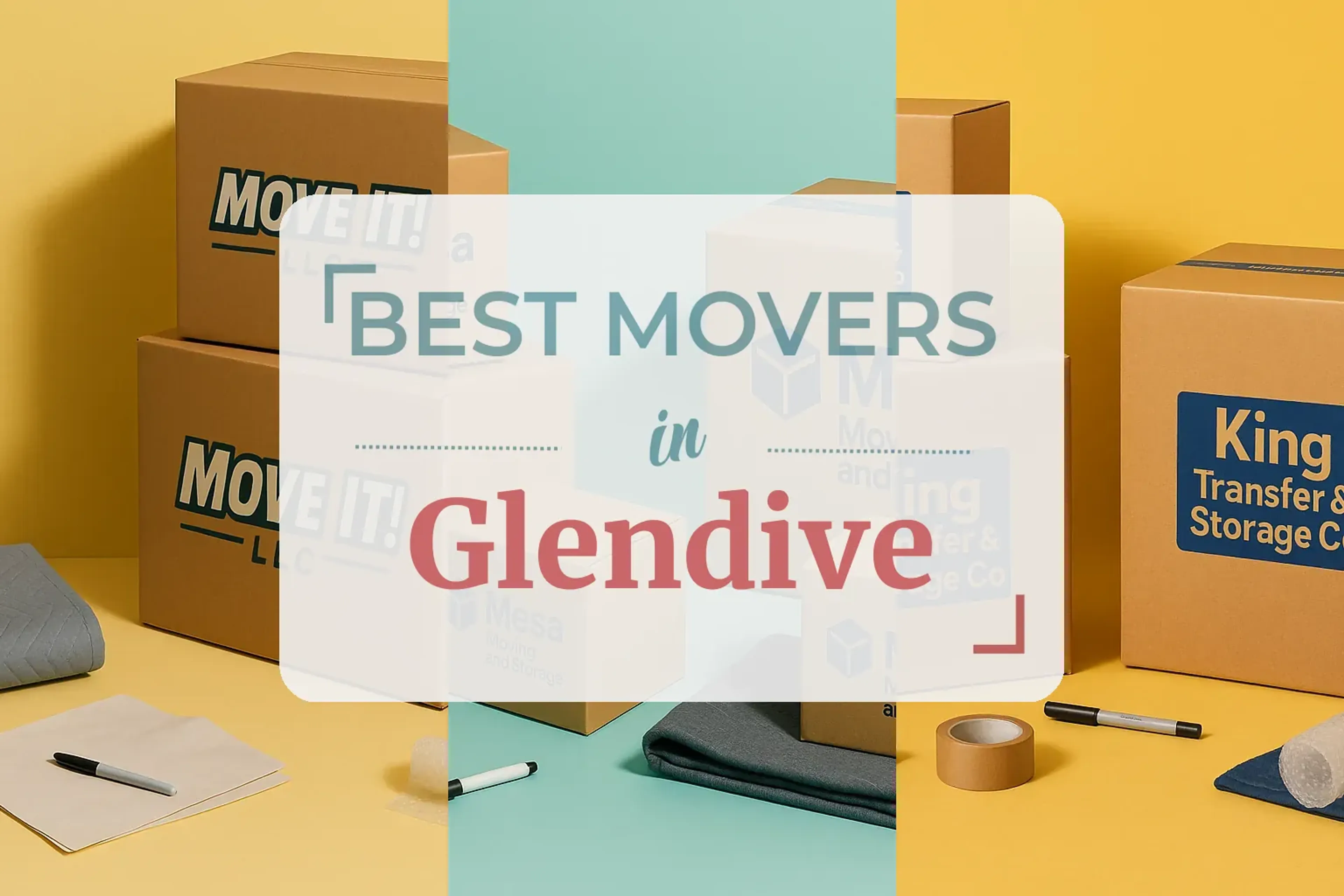 Side-by-side comparison of Glendive moving companies