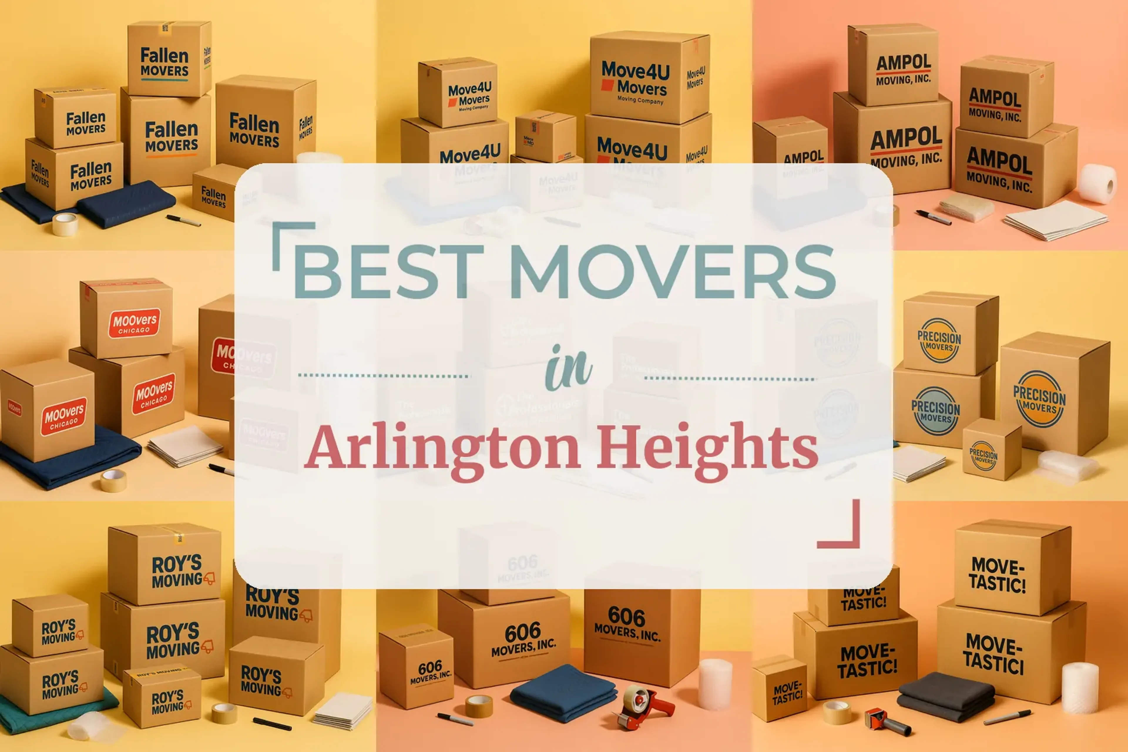 Side-by-side comparison of Arlington Heights moving companies