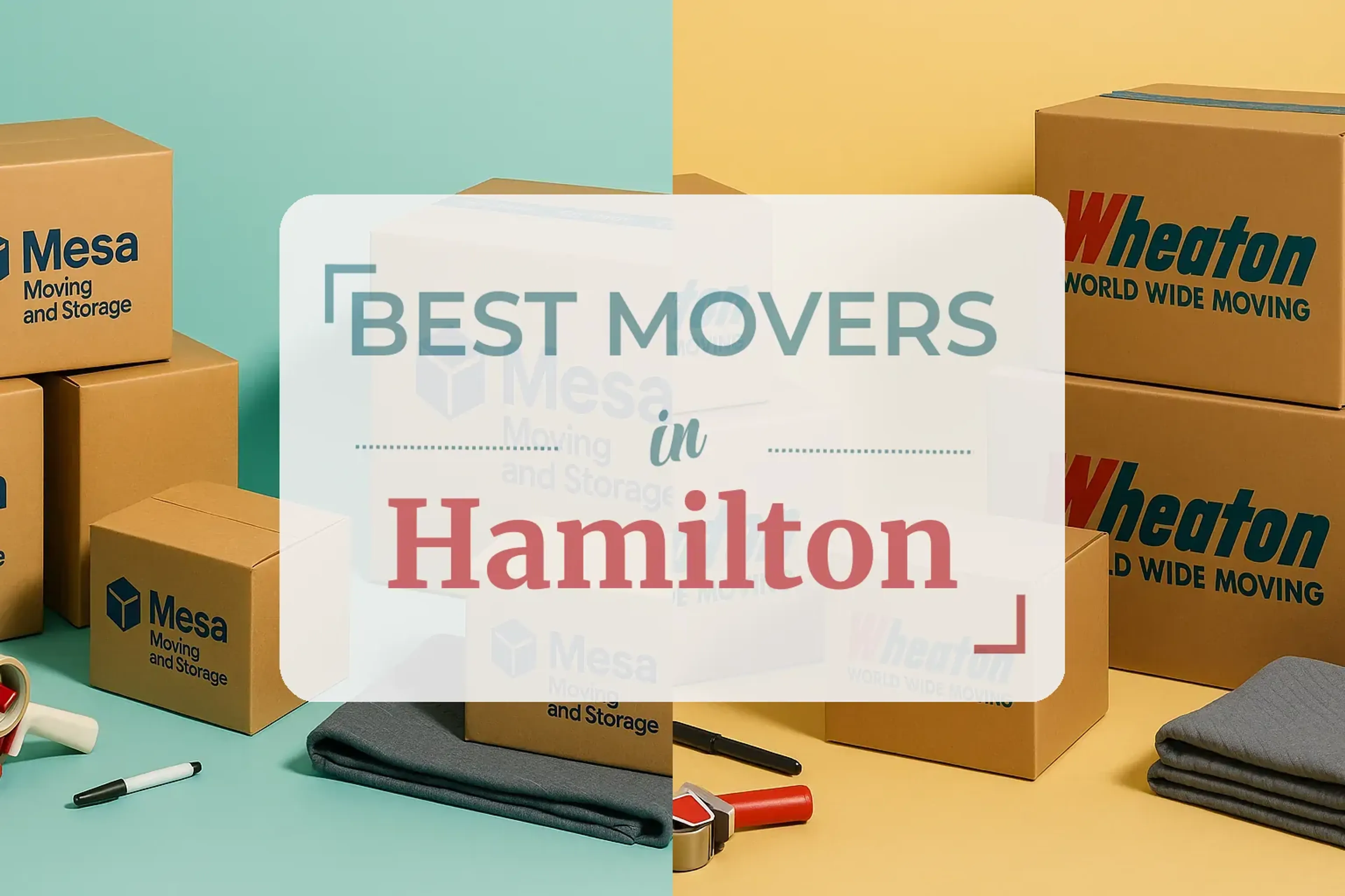 Side-by-side comparison of Hamilton moving companies