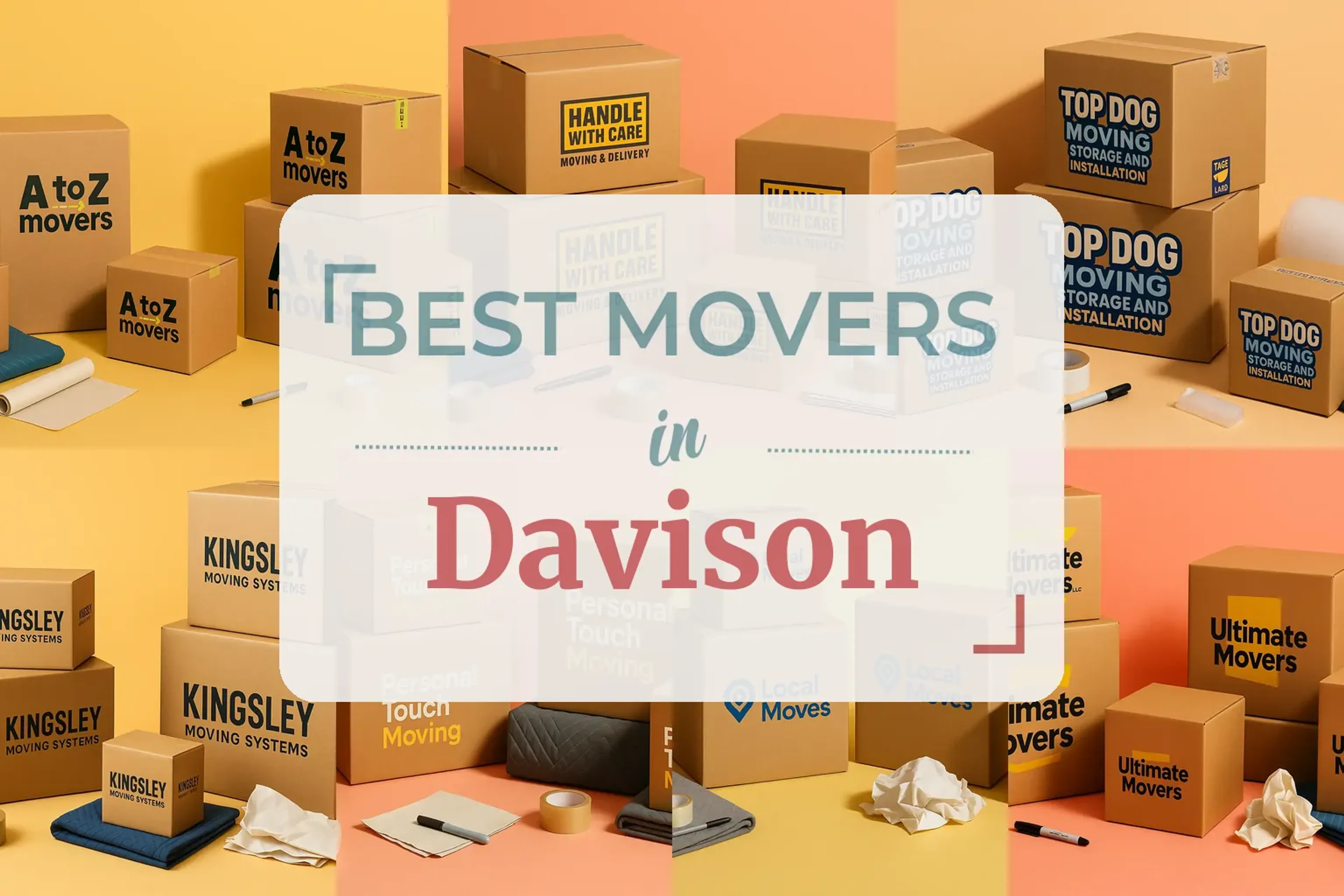 Side-by-side comparison of Davison moving companies