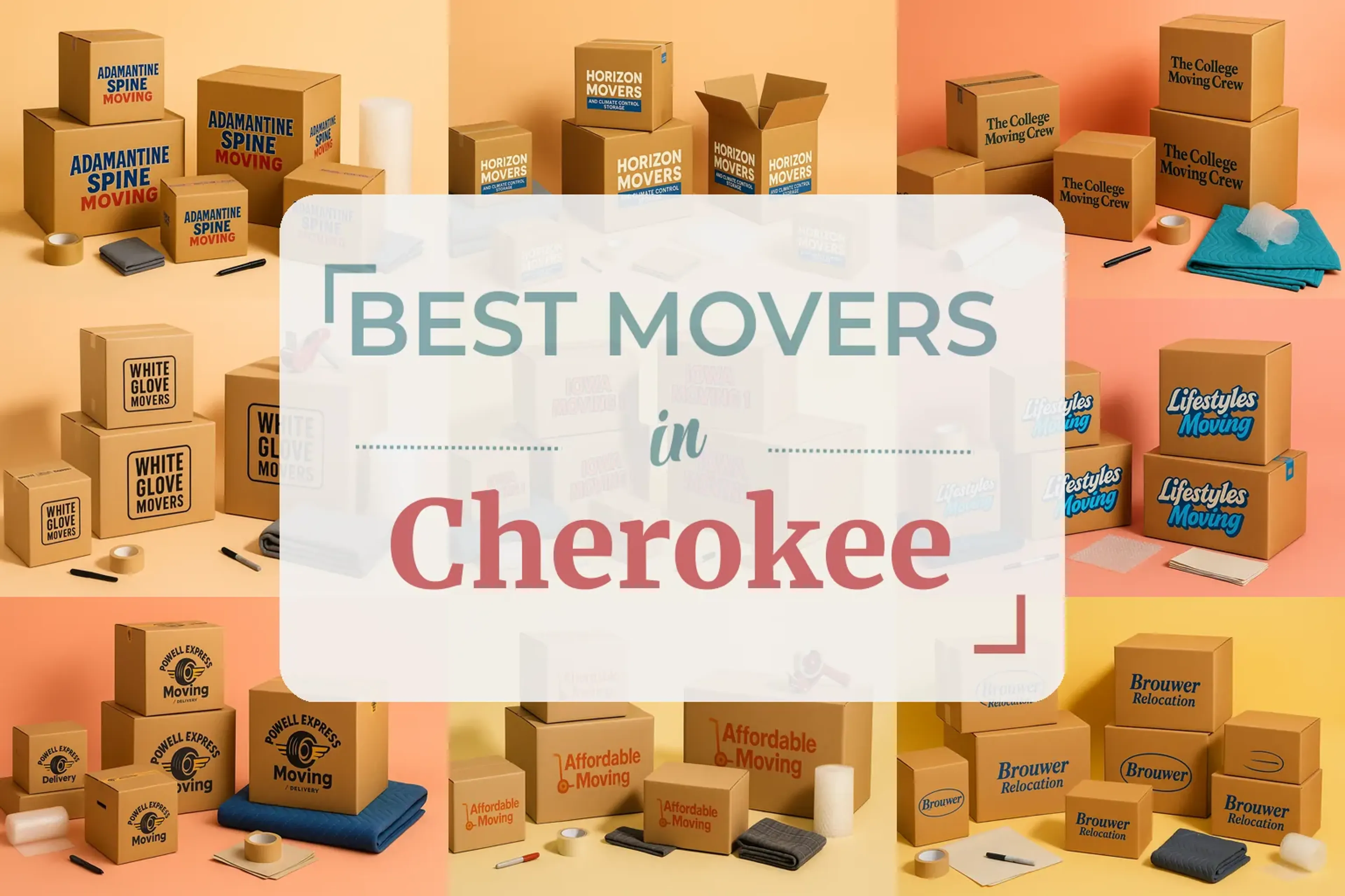 Side-by-side comparison of Cherokee moving companies