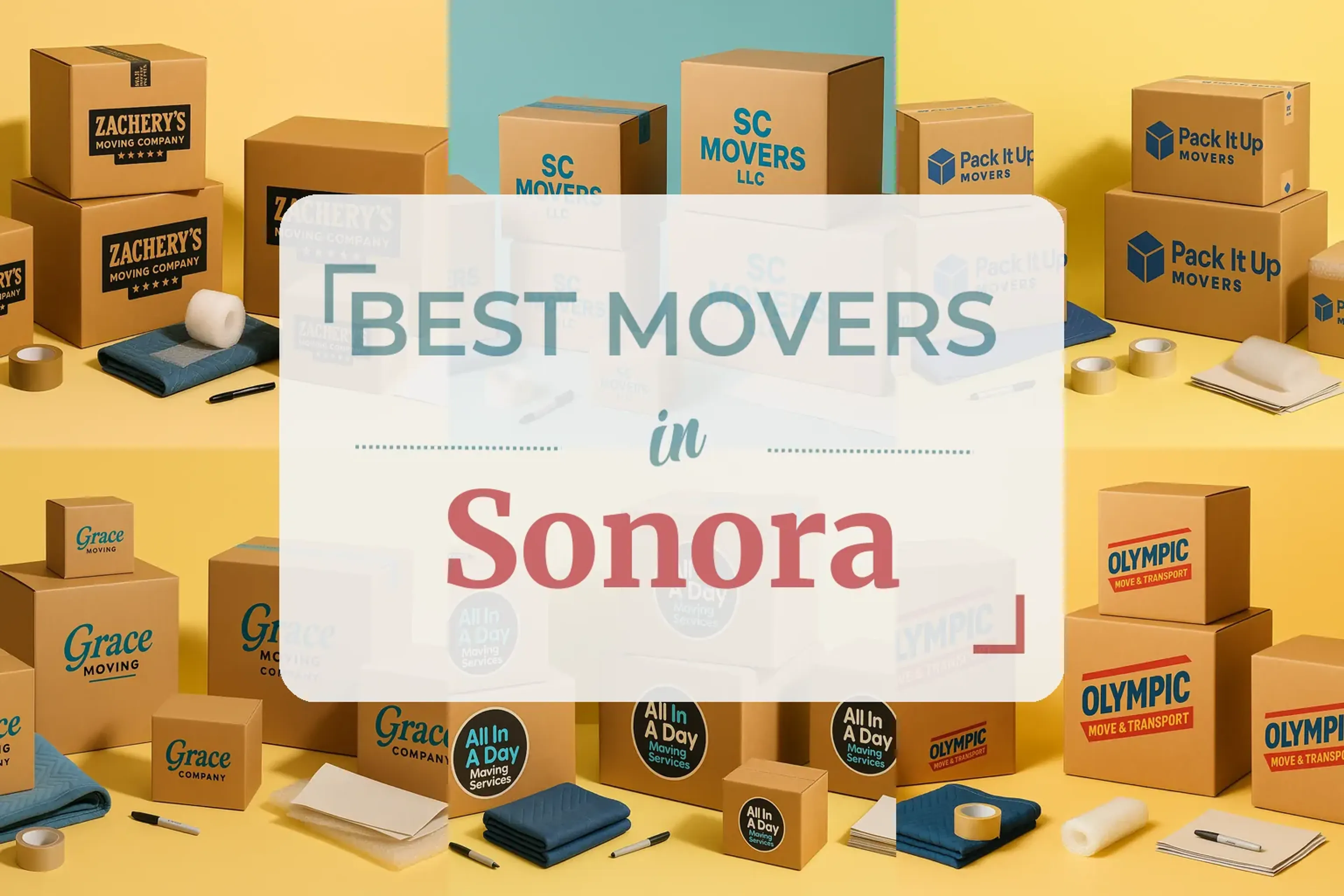 Side-by-side comparison of Sonora moving companies