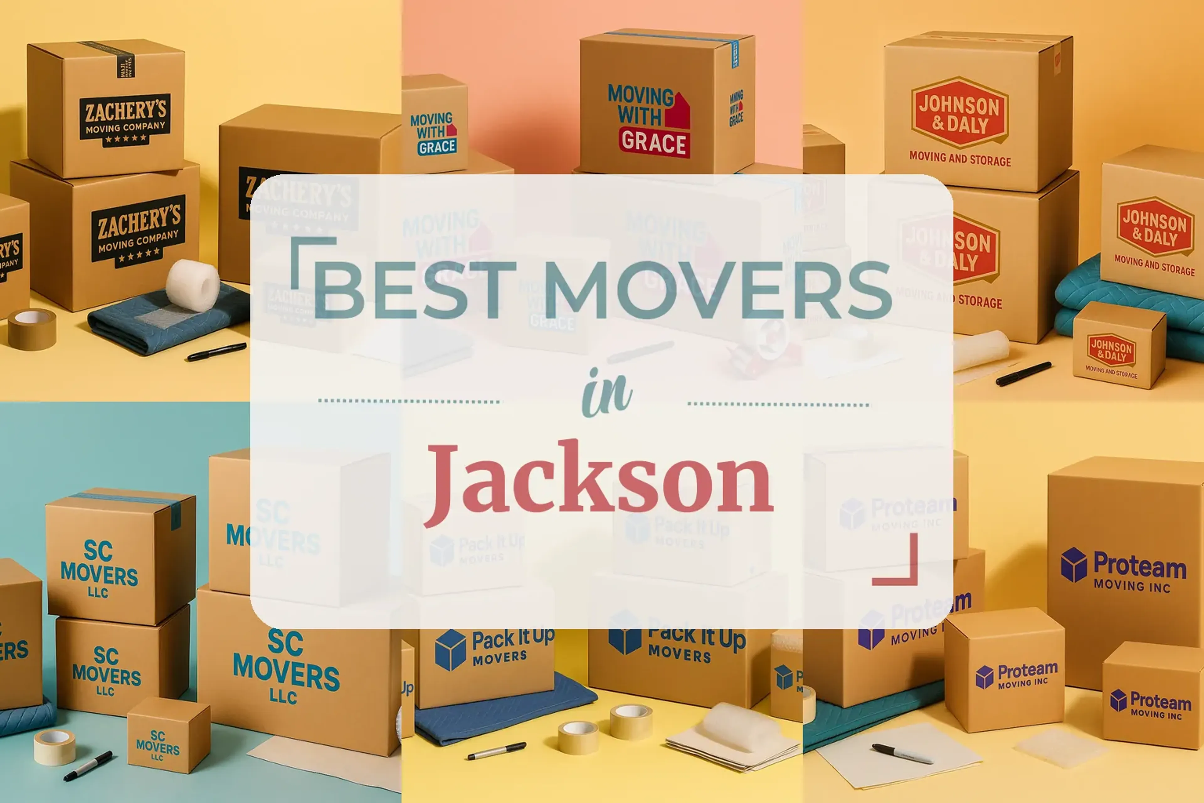 Side-by-side comparison of Jackson moving companies