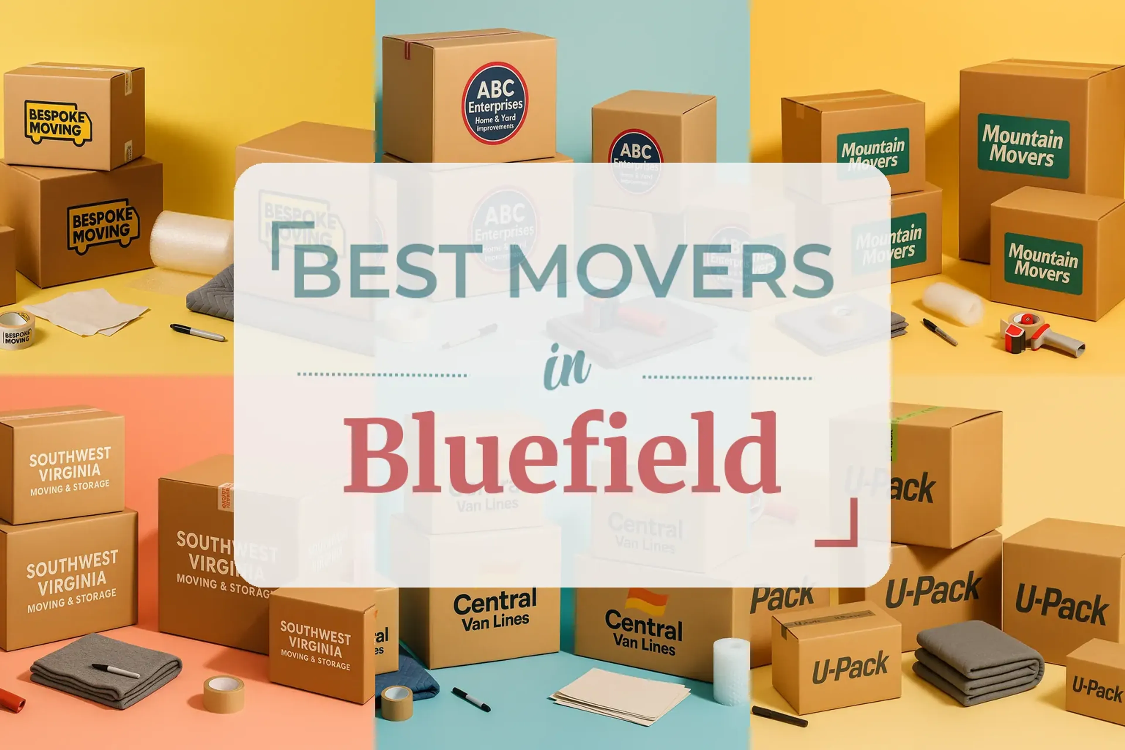 Side-by-side comparison of Bluefield moving companies