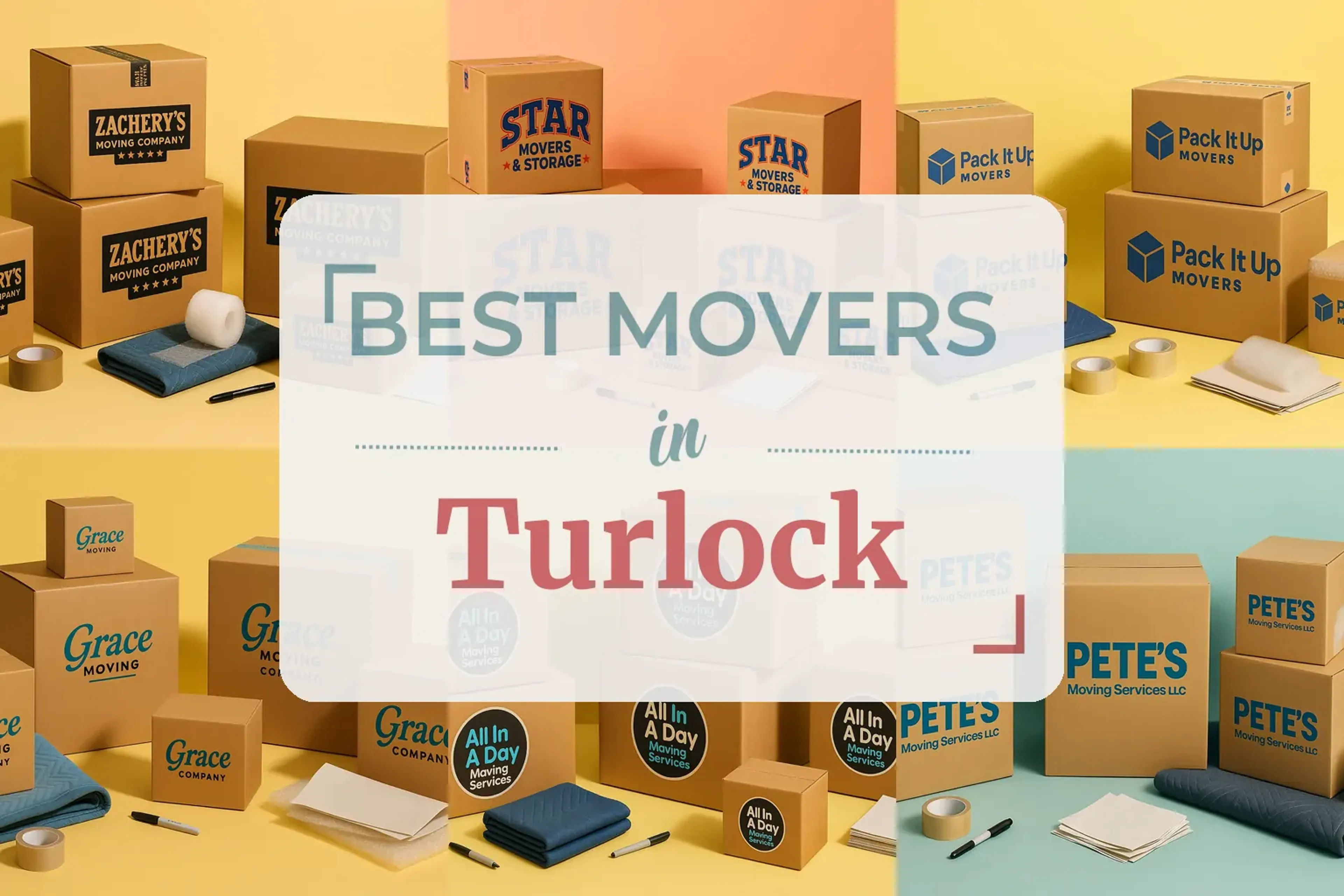 Side-by-side comparison of Turlock moving companies