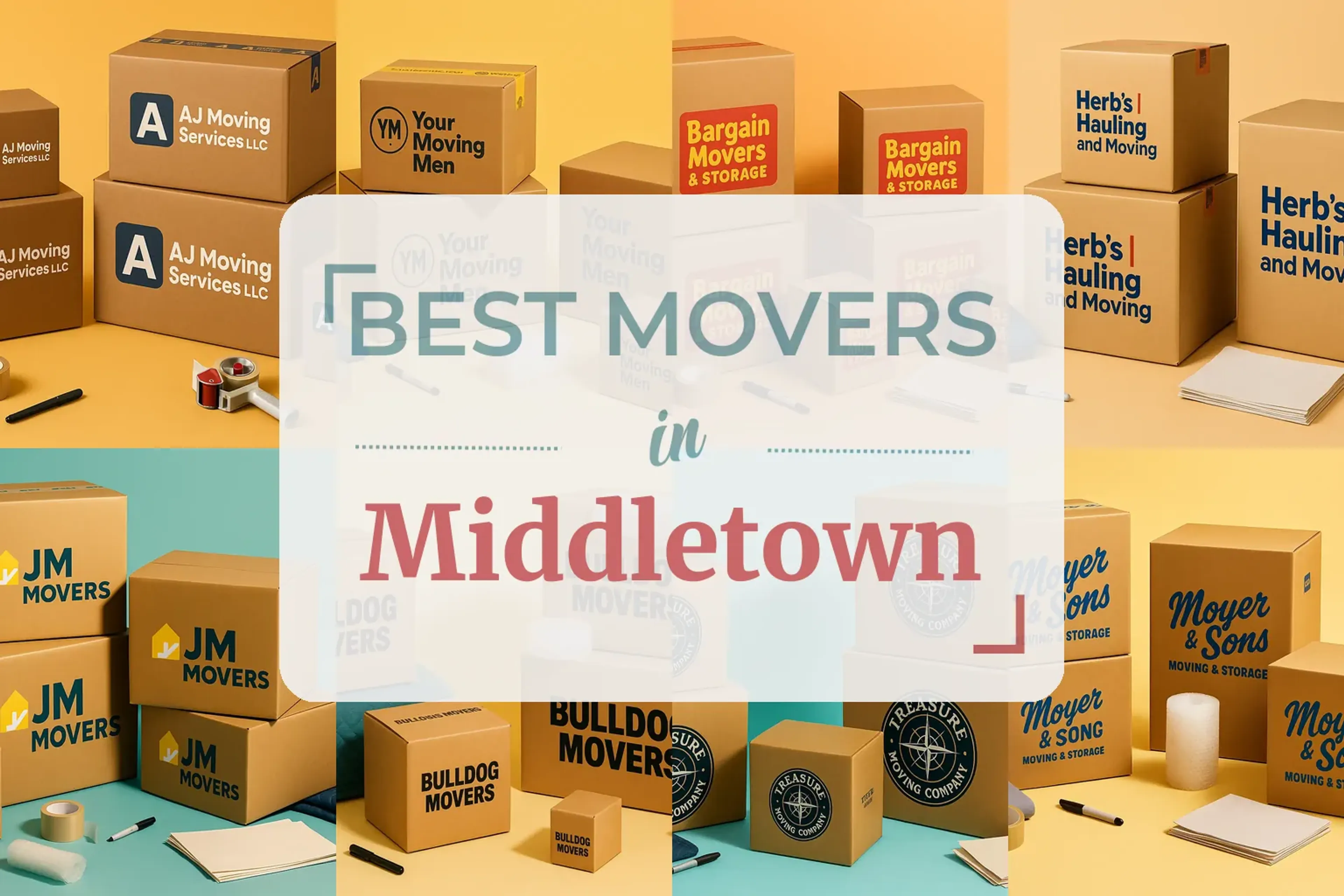 Side-by-side comparison of Middletown moving companies