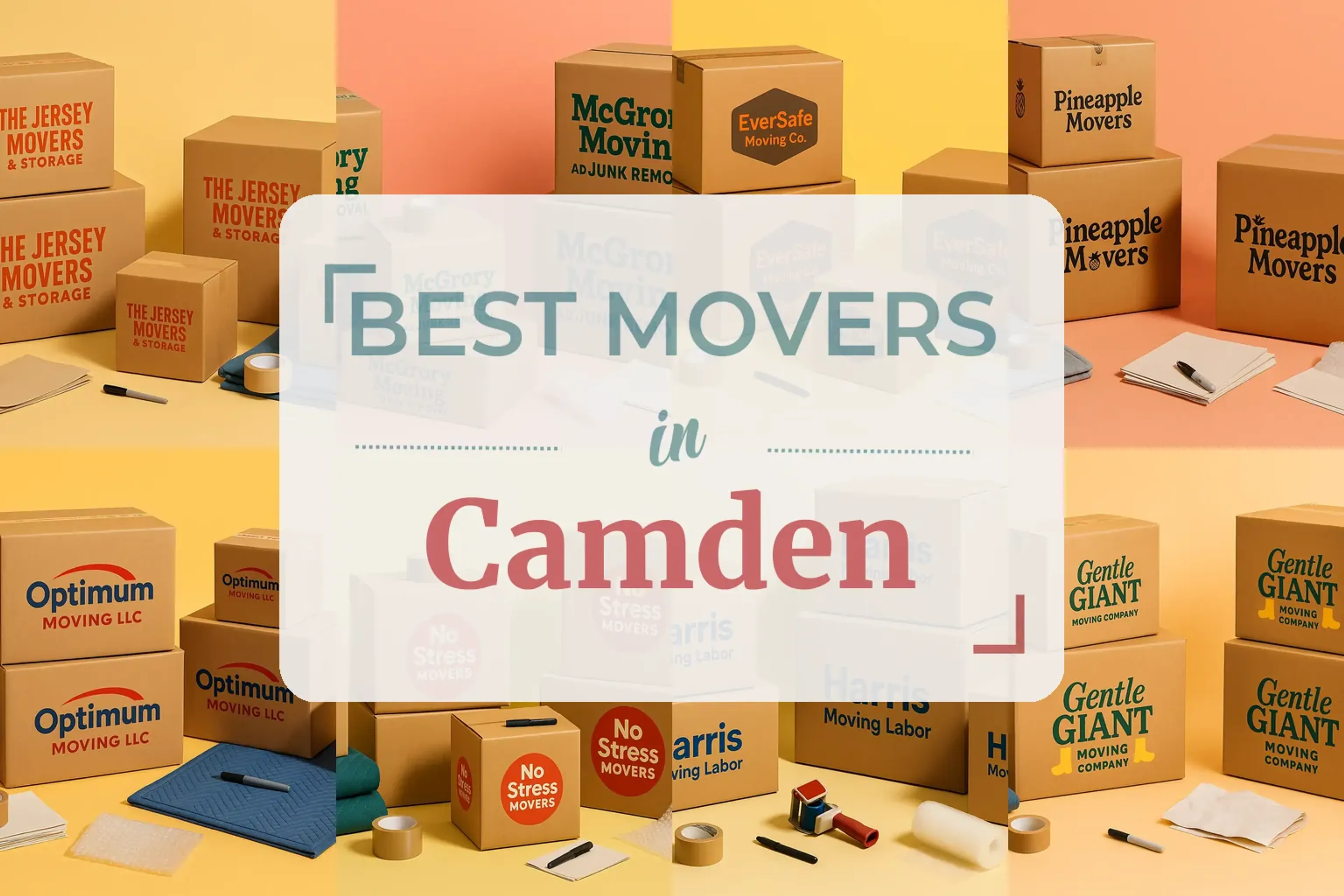 Side-by-side comparison of Camden moving companies