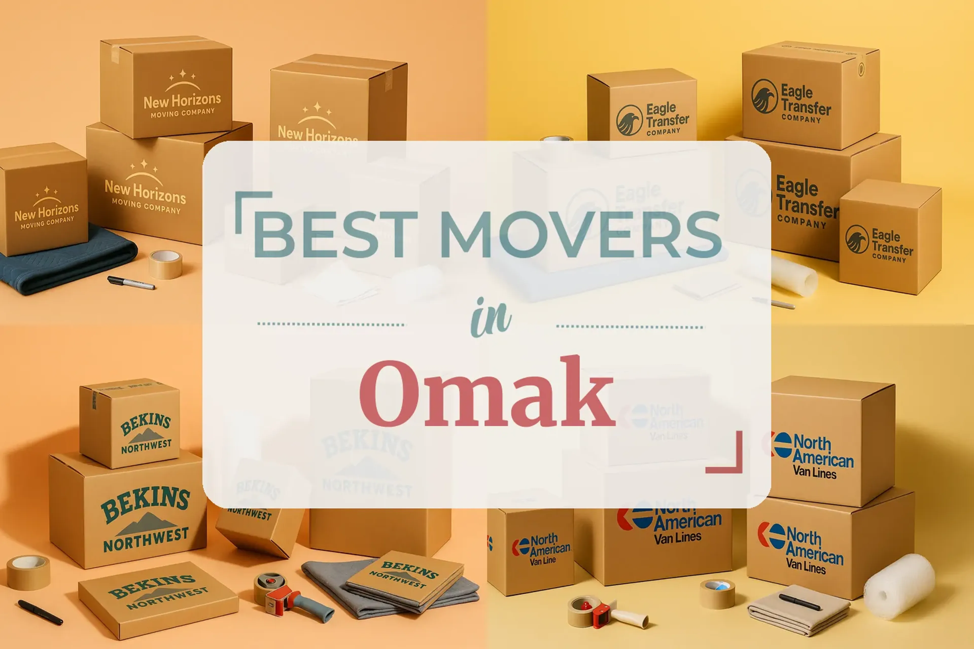 Side-by-side comparison of Omak moving companies