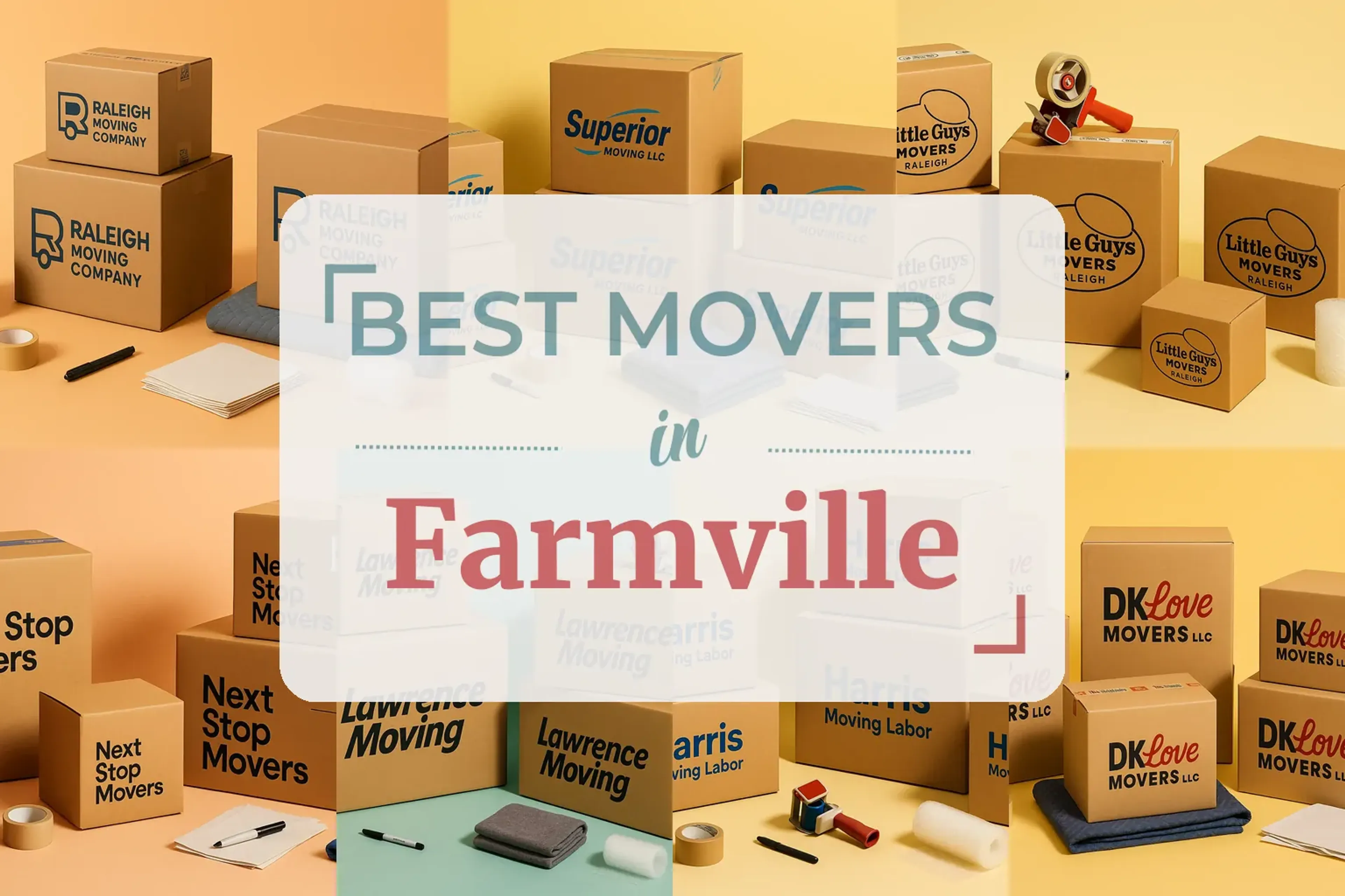 Side-by-side comparison of Farmville moving companies