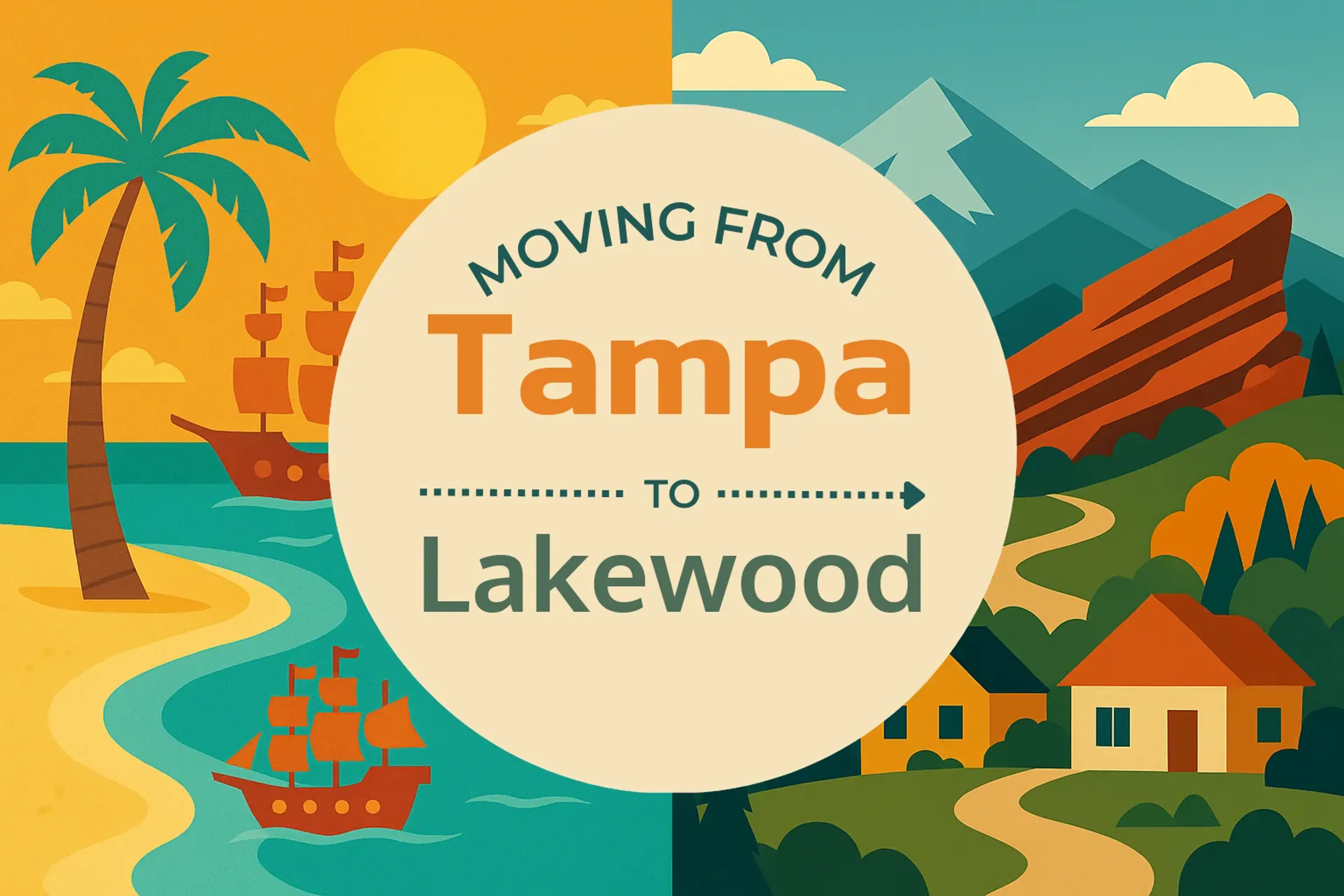 Side-by-side comparison of Tampa to Lakewood moving companies