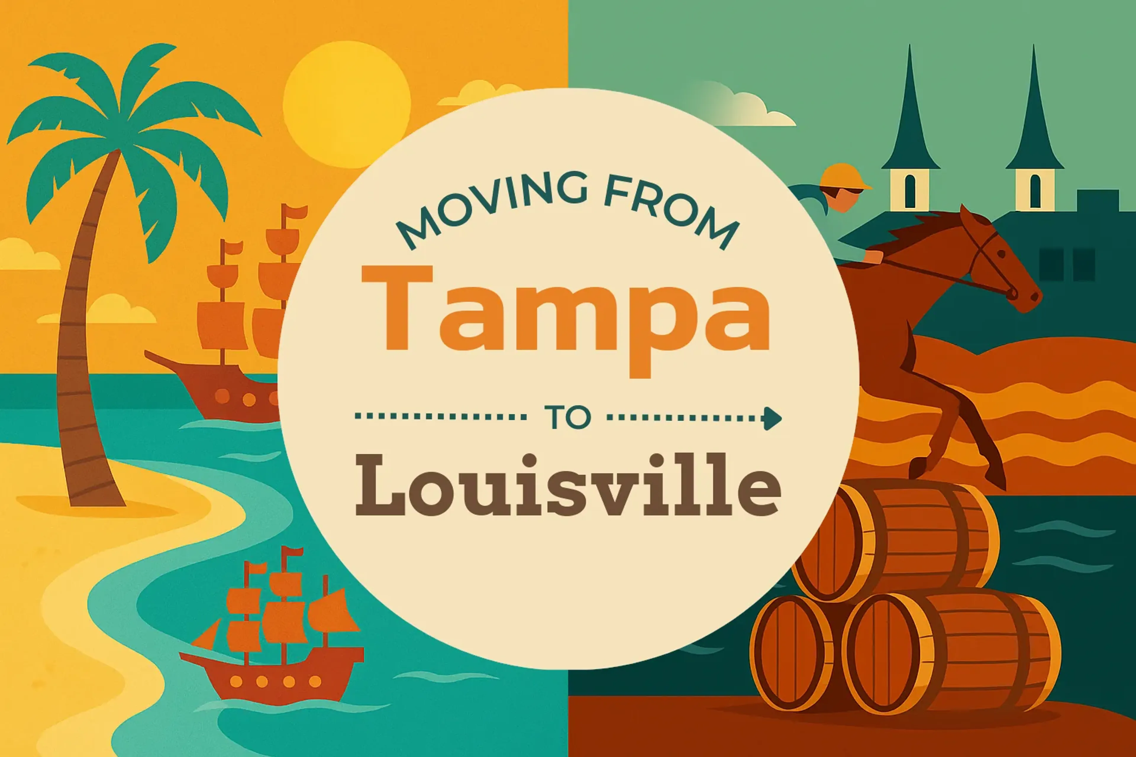 Side-by-side comparison of Tampa to Louisville moving companies