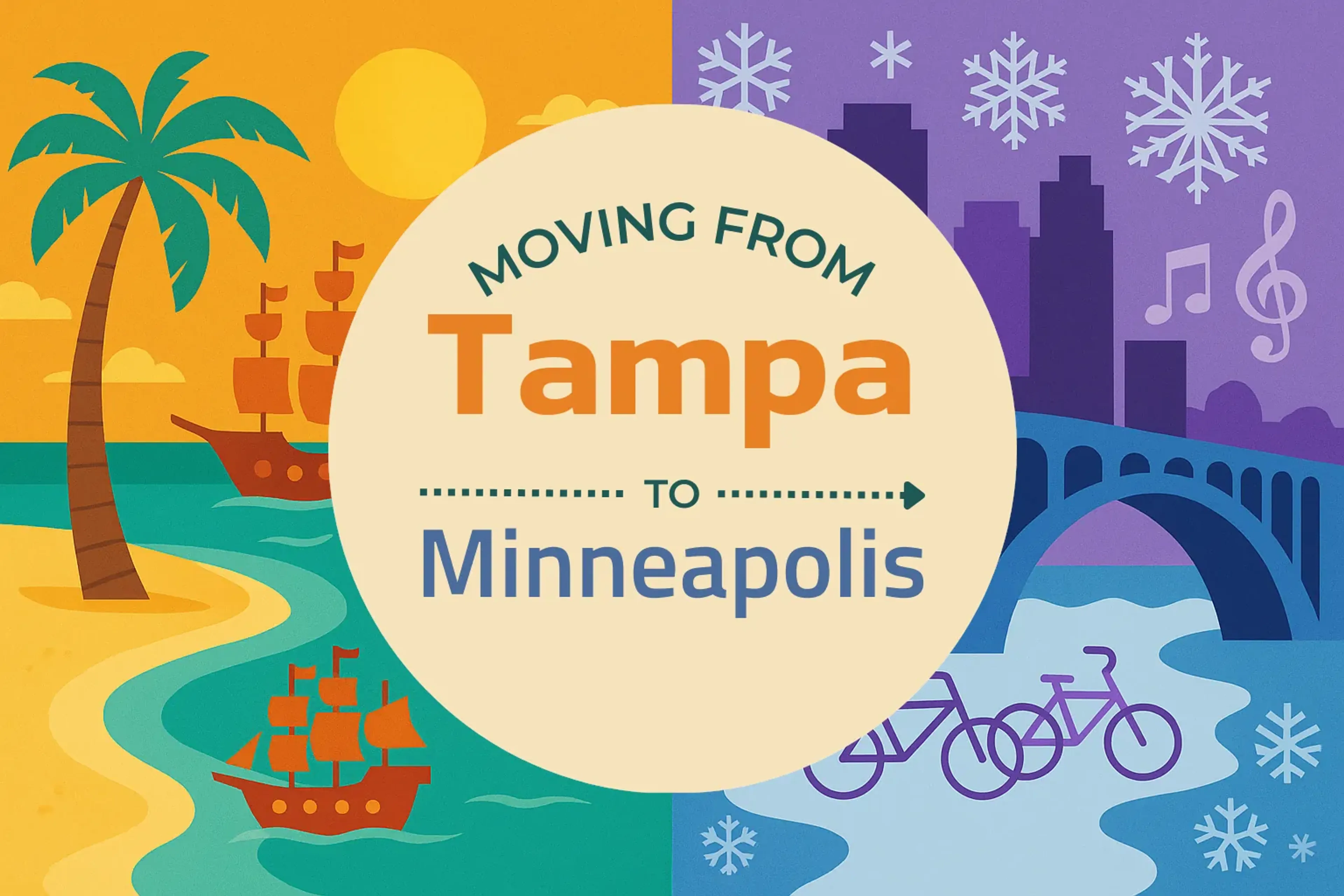 Side-by-side comparison of Tampa to Minneapolis moving companies