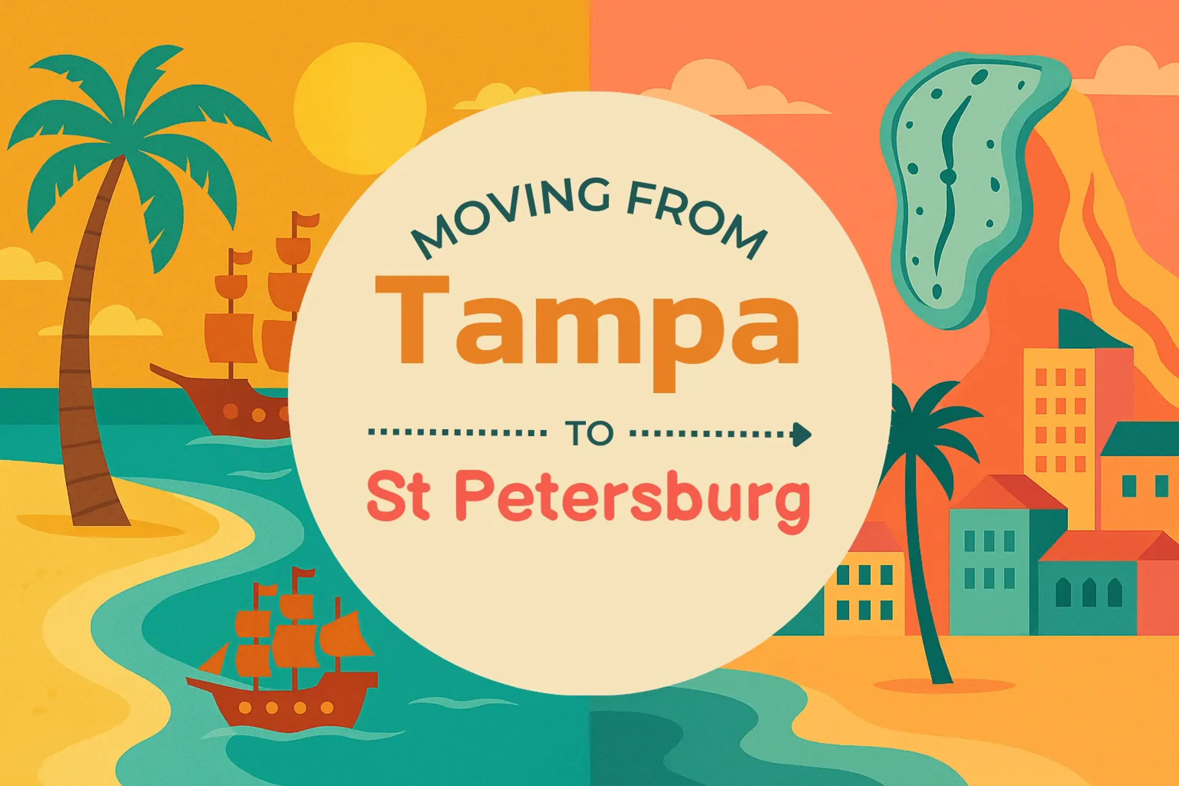 Side-by-side comparison of Tampa to St. Petersburg moving companies