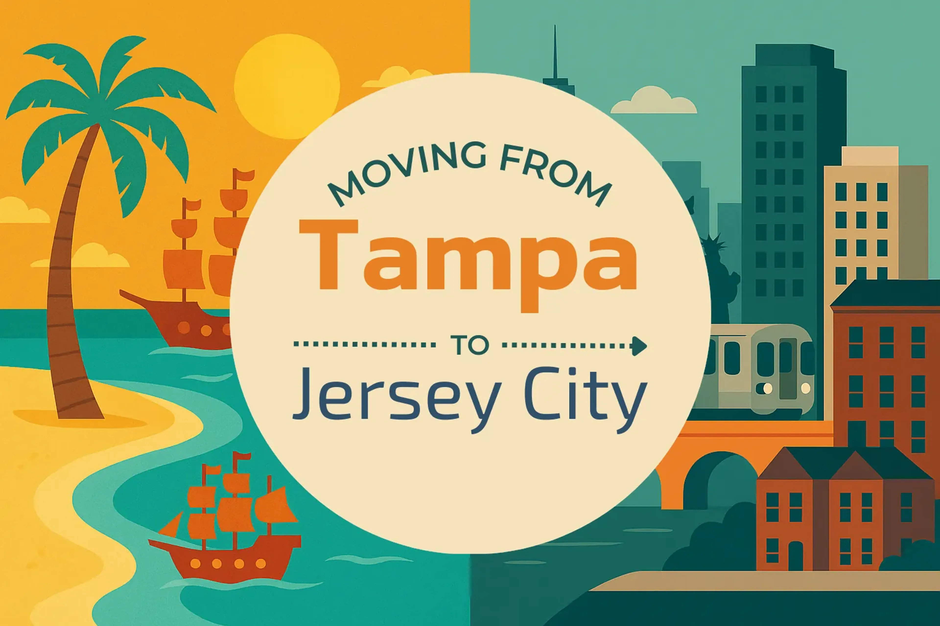 Side-by-side comparison of Tampa to Jersey City moving companies
