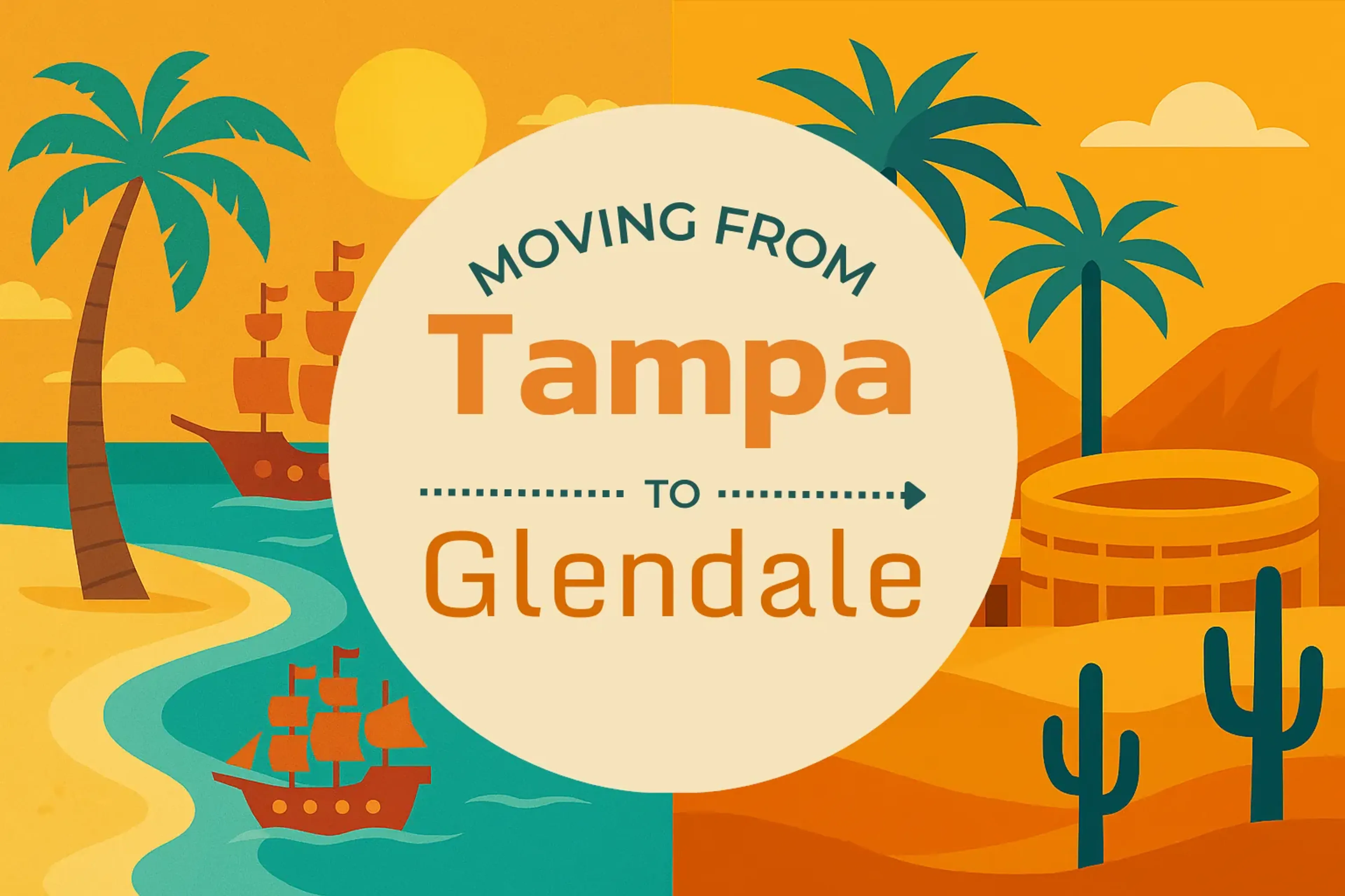 Side-by-side comparison of Tampa to Glendale moving companies
