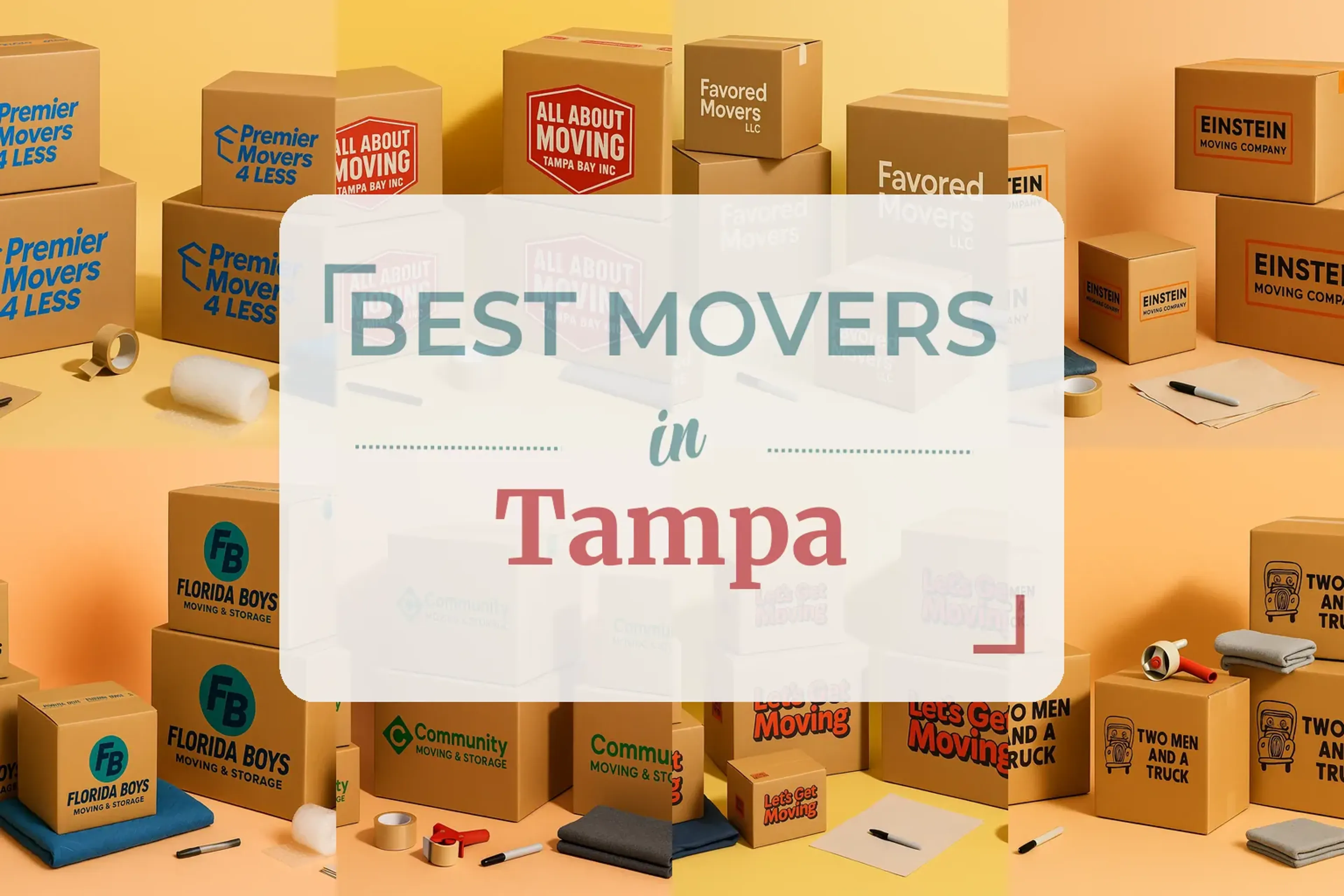 Side-by-side comparison of Tampa moving companies