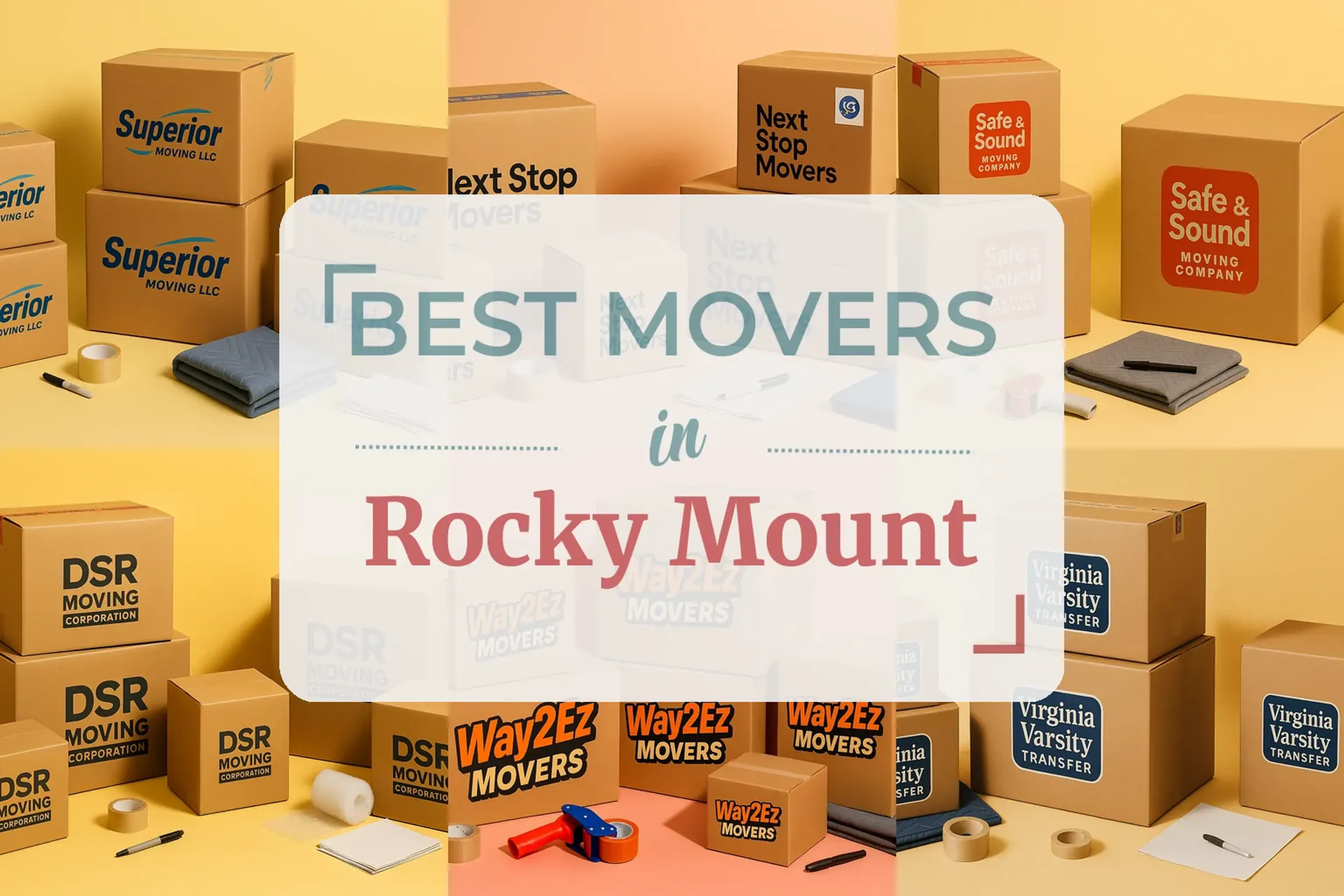 Side-by-side comparison of Rocky Mount moving companies