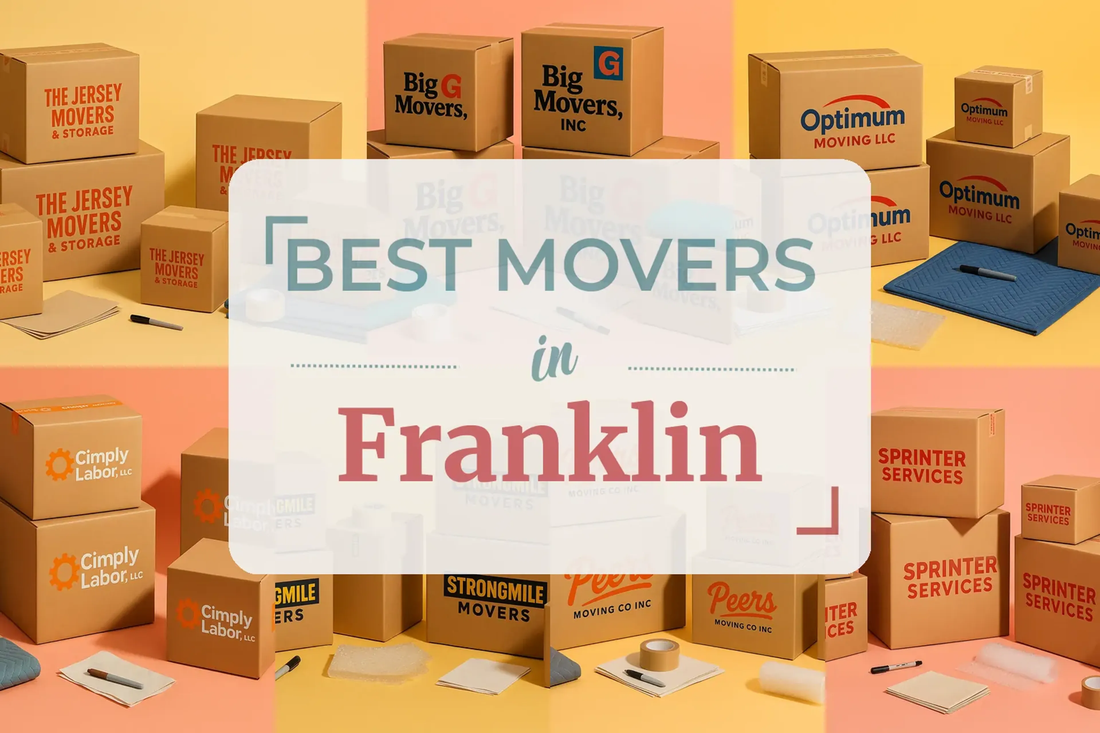 Side-by-side comparison of Franklin moving companies
