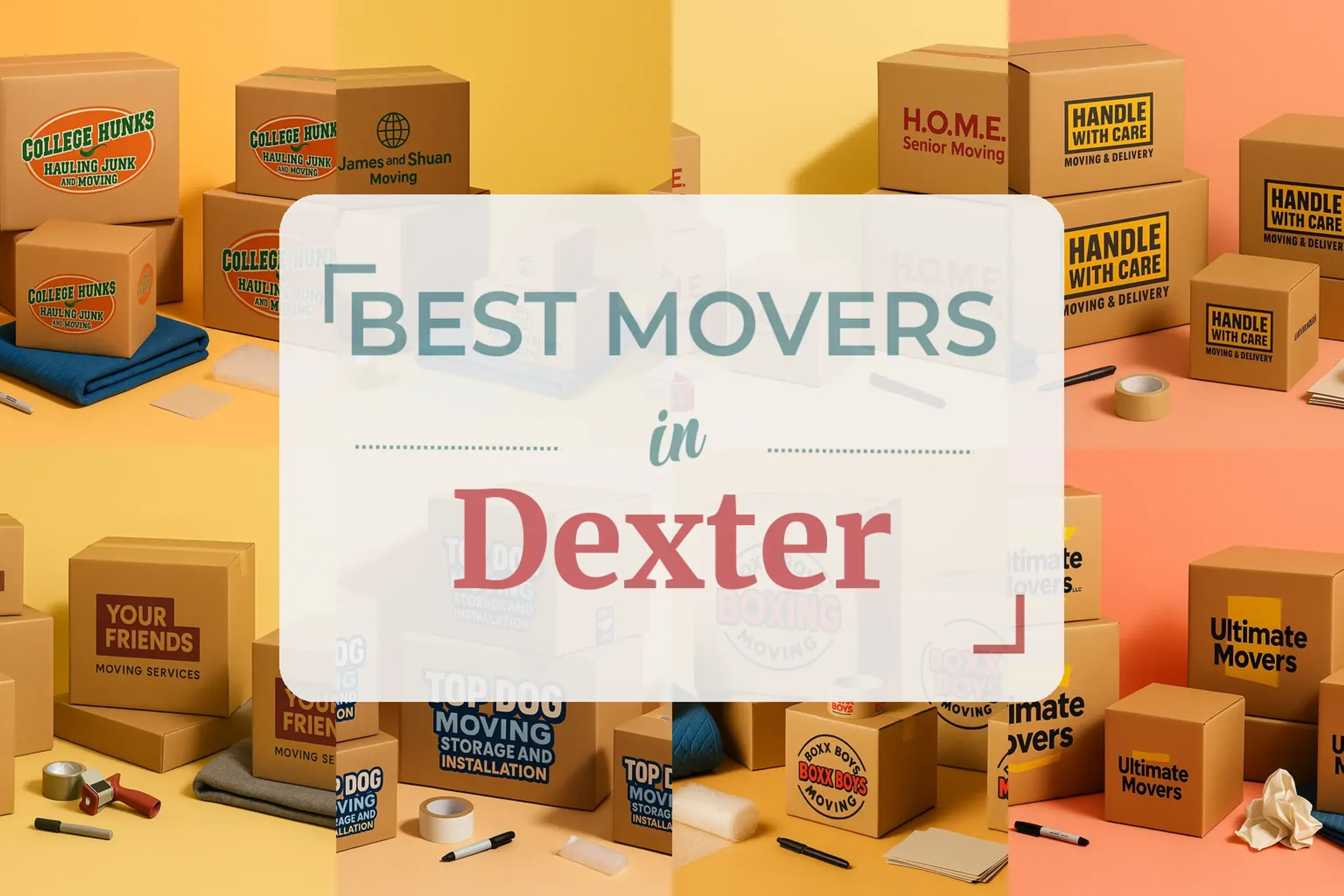 Side-by-side comparison of Dexter moving companies