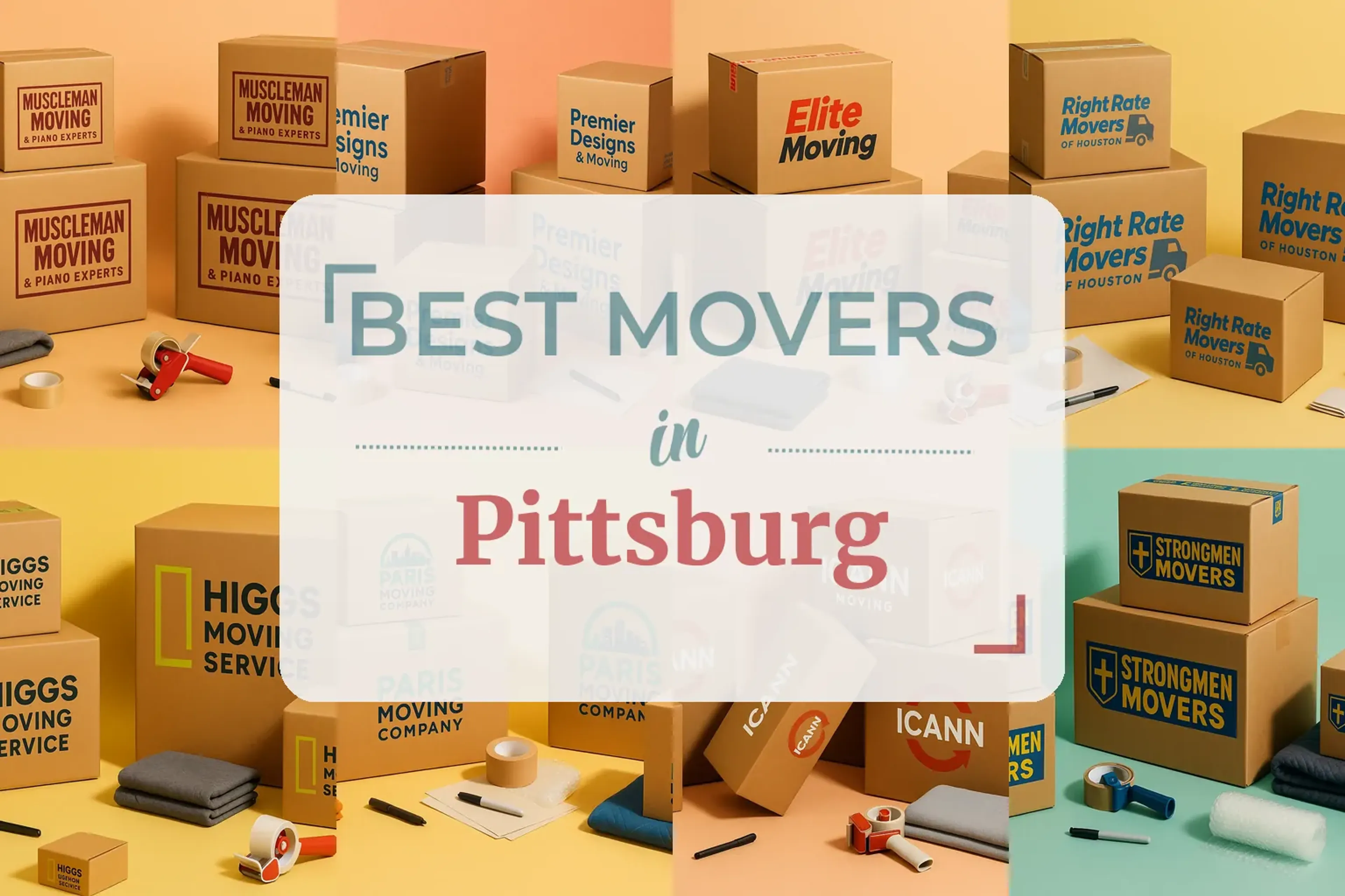 Side-by-side comparison of Pittsburg moving companies
