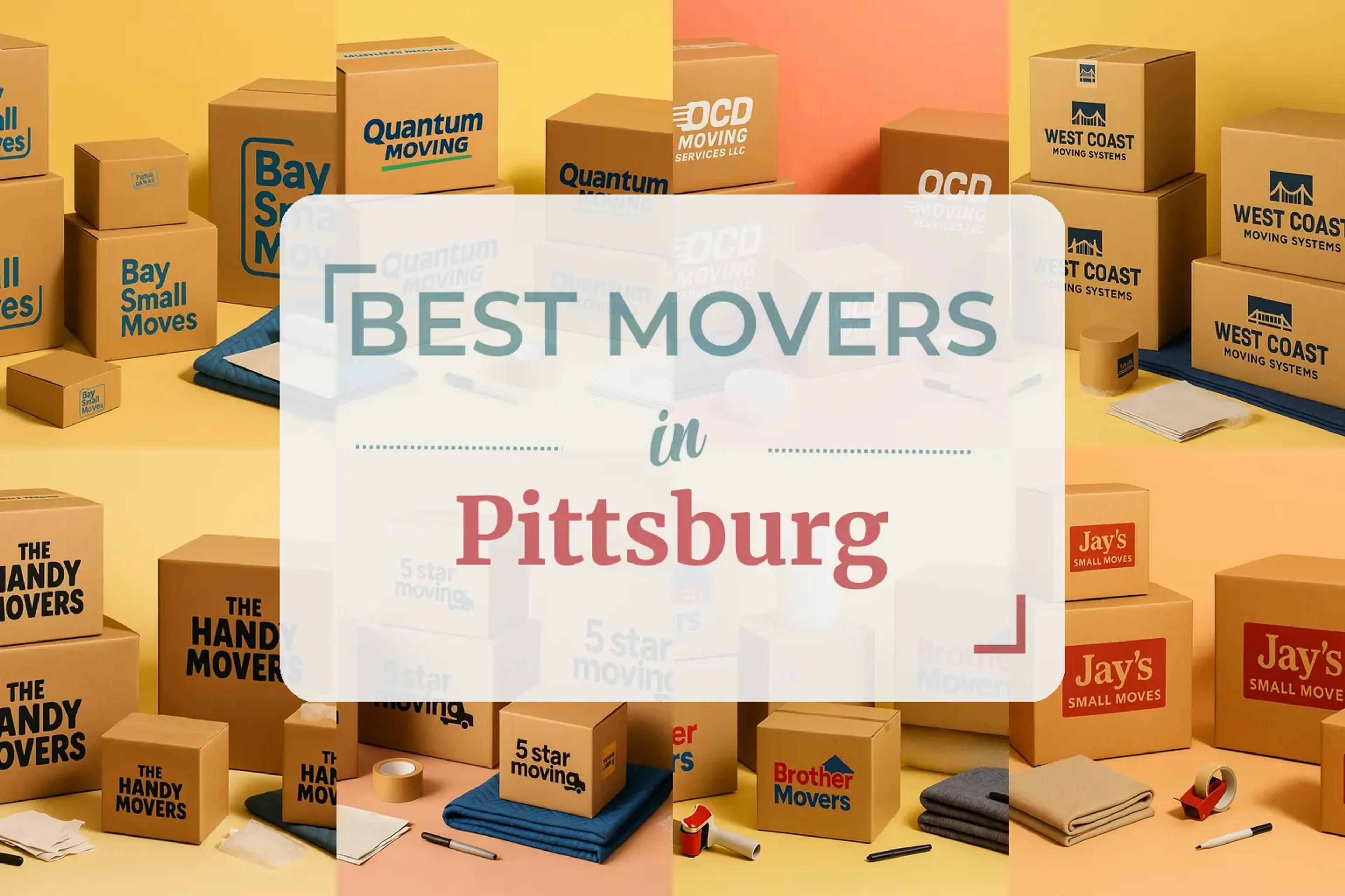 Side-by-side comparison of Pittsburg moving companies