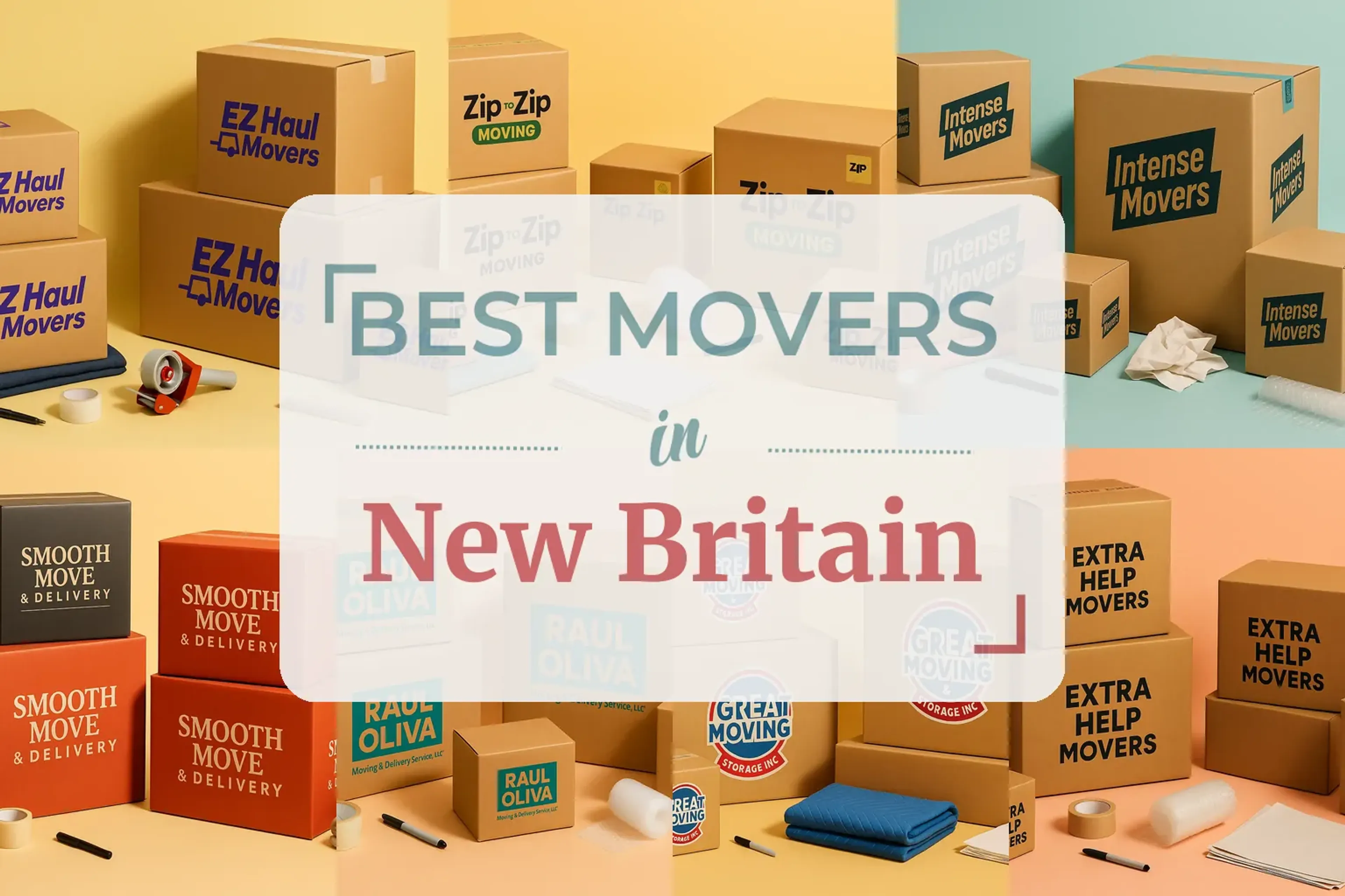 Side-by-side comparison of New Britain moving companies