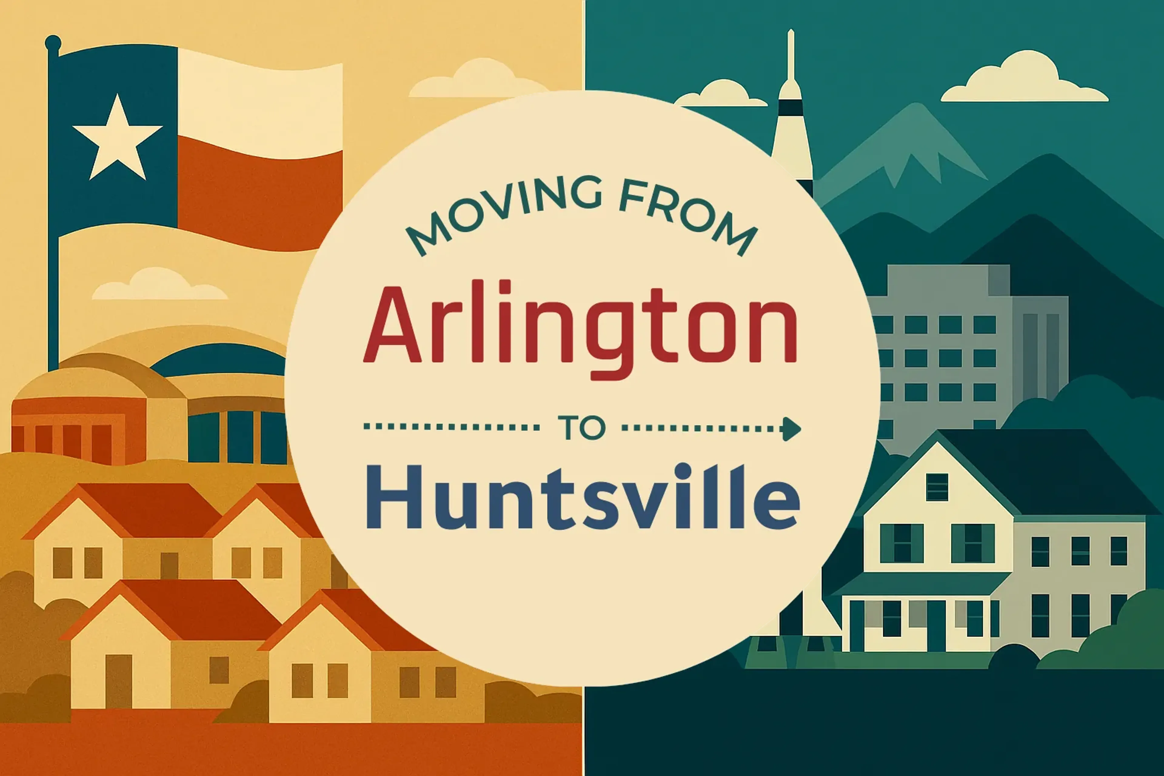 Side-by-side comparison of Arlington to Huntsville moving companies