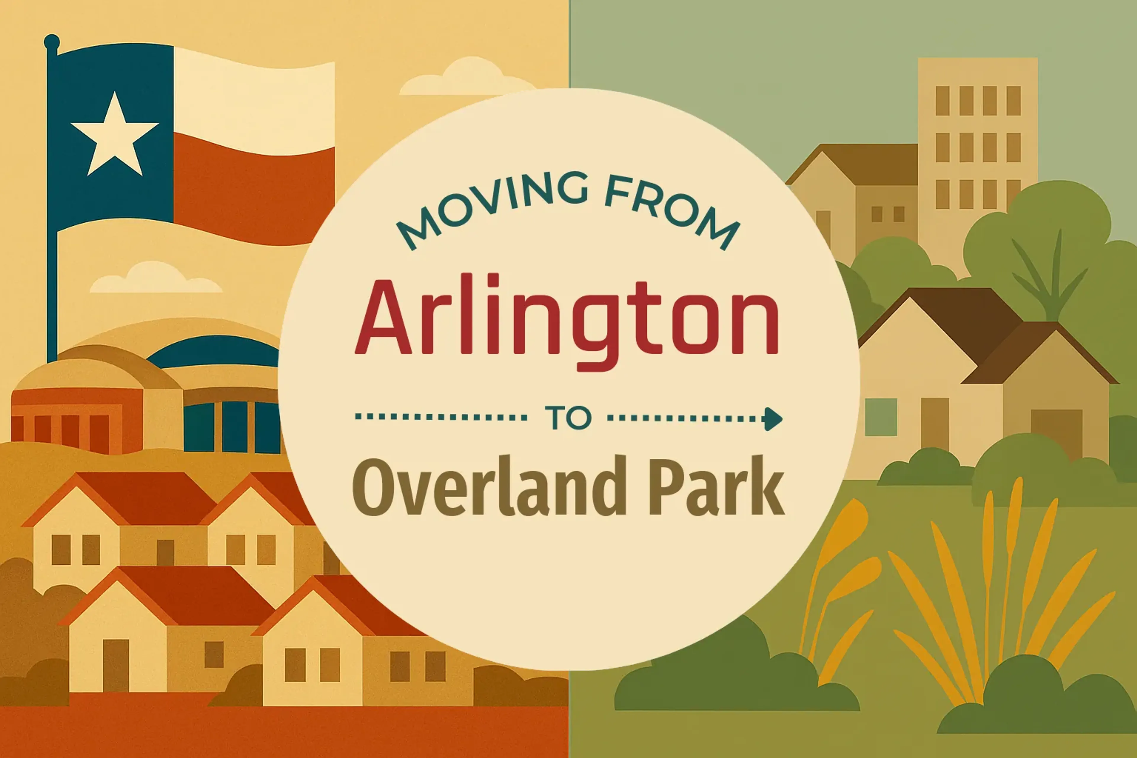 Side-by-side comparison of Arlington to Overland Park moving companies
