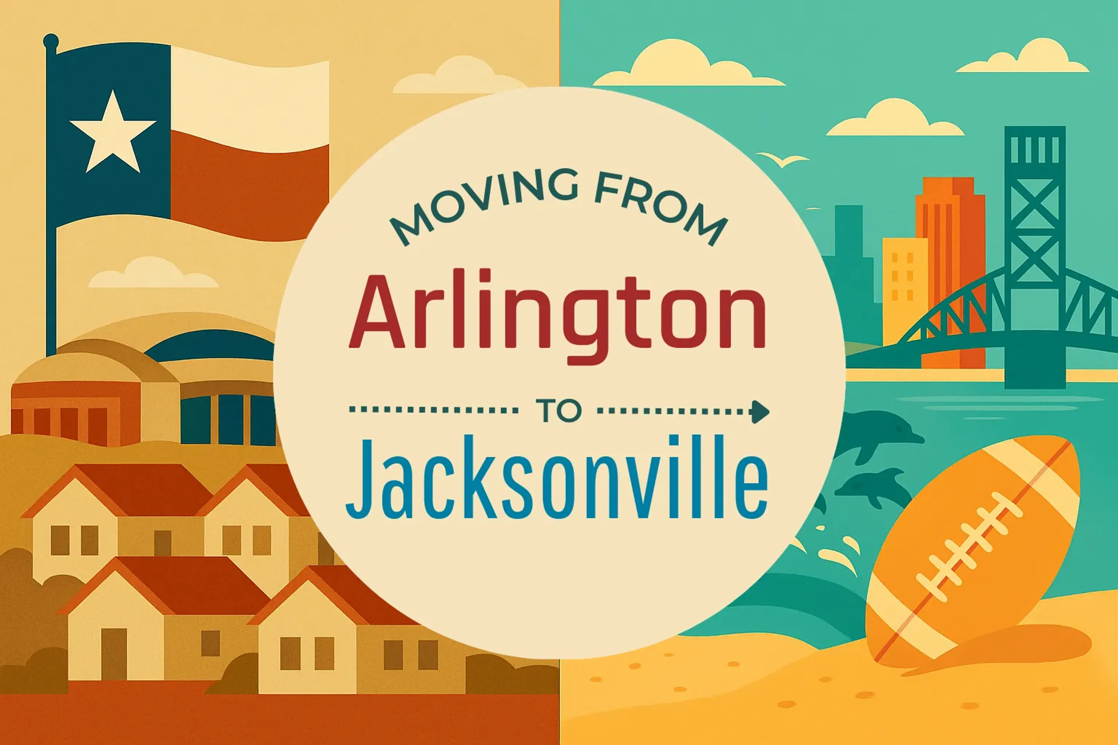 Side-by-side comparison of Arlington to Jacksonville moving companies