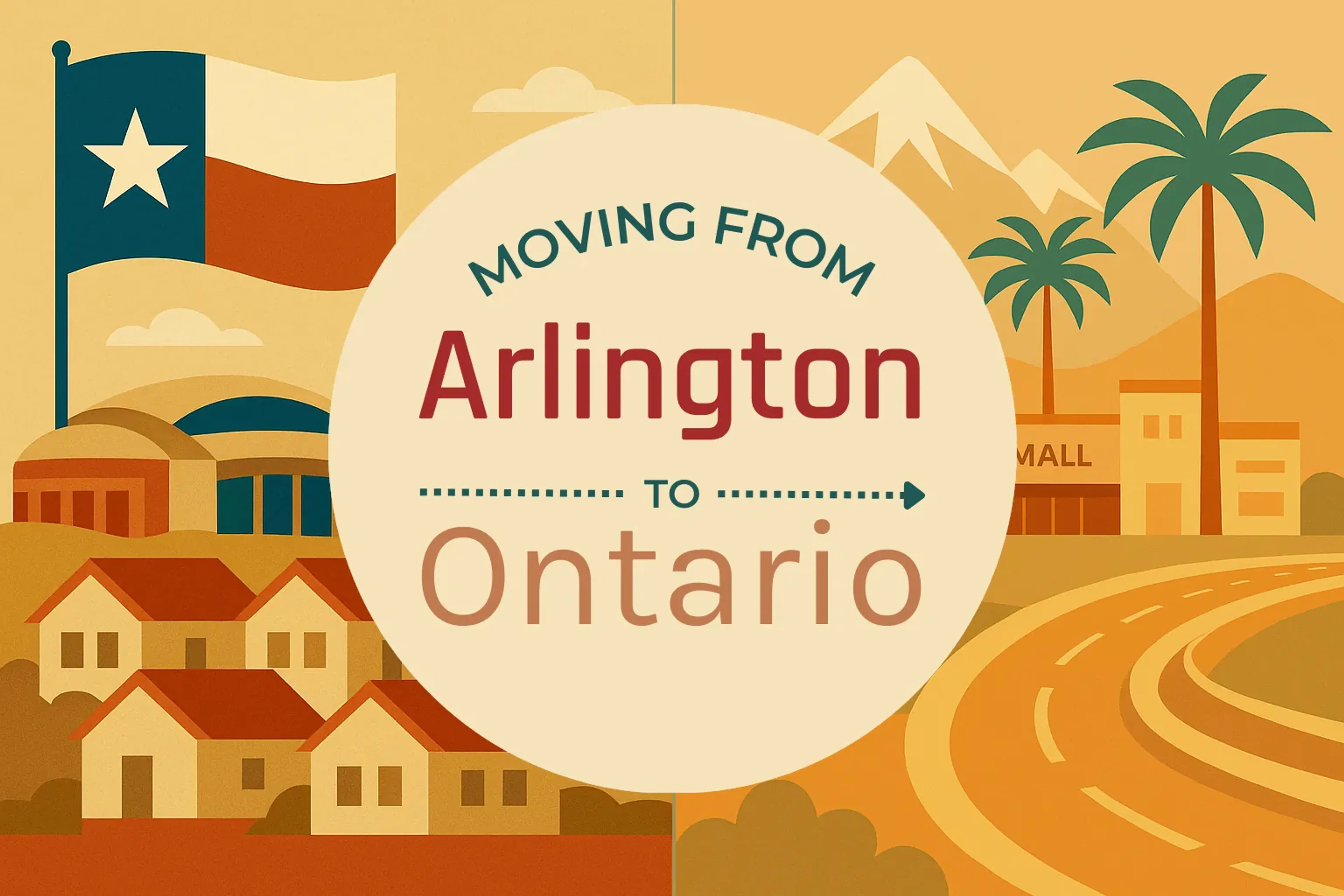 Side-by-side comparison of Arlington to Ontario moving companies