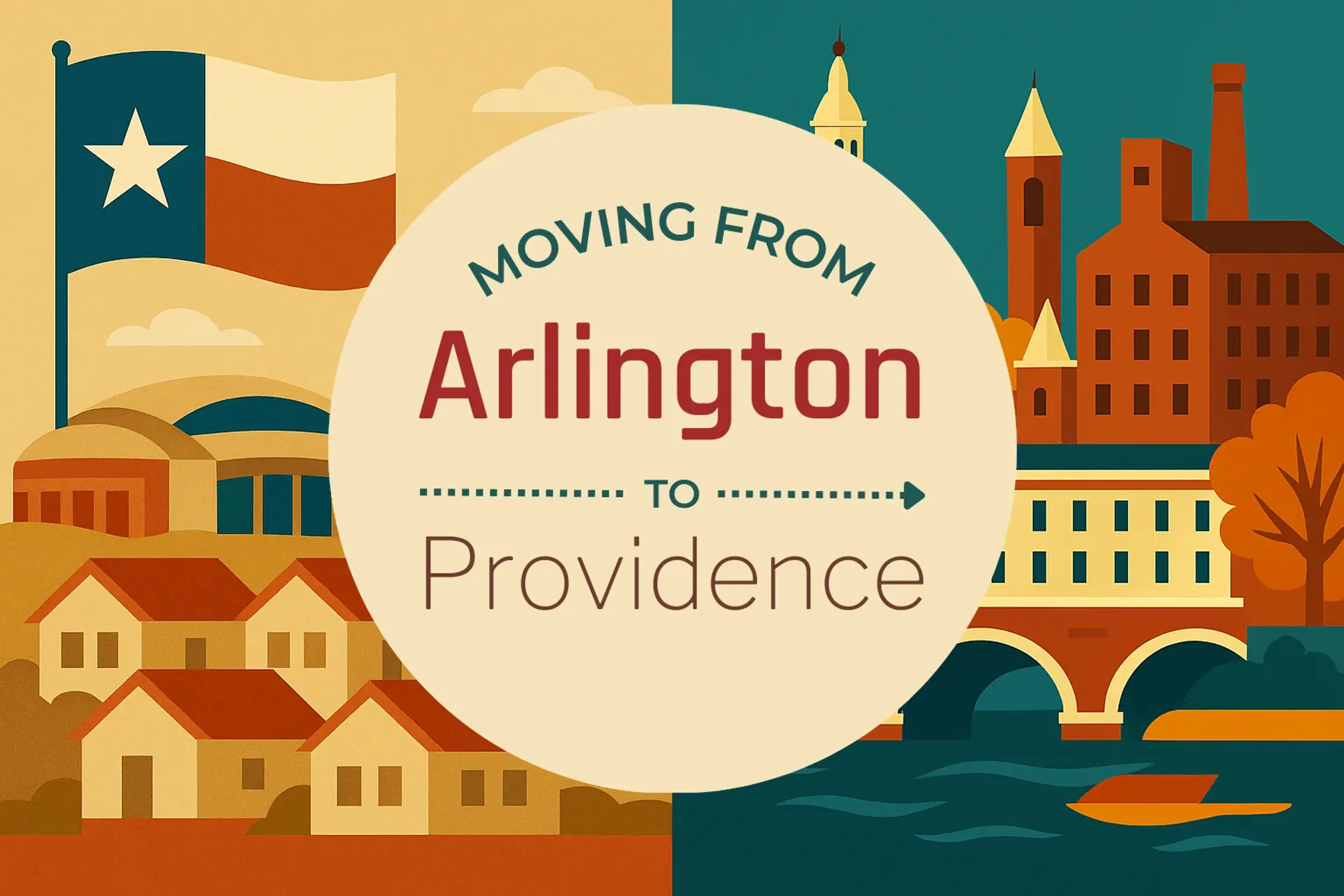 Side-by-side comparison of Arlington to Providence moving companies