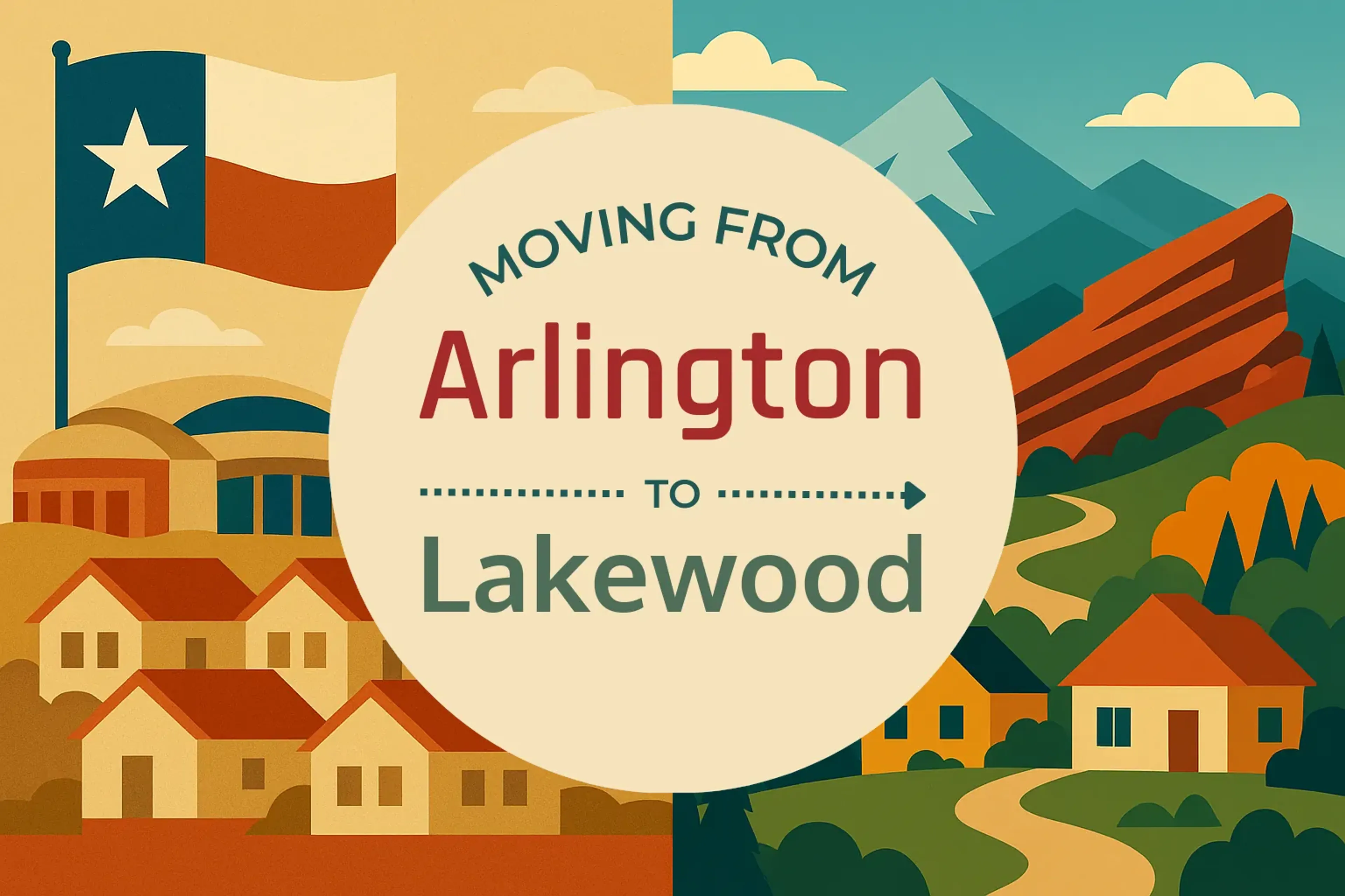 Side-by-side comparison of Arlington to Lakewood moving companies