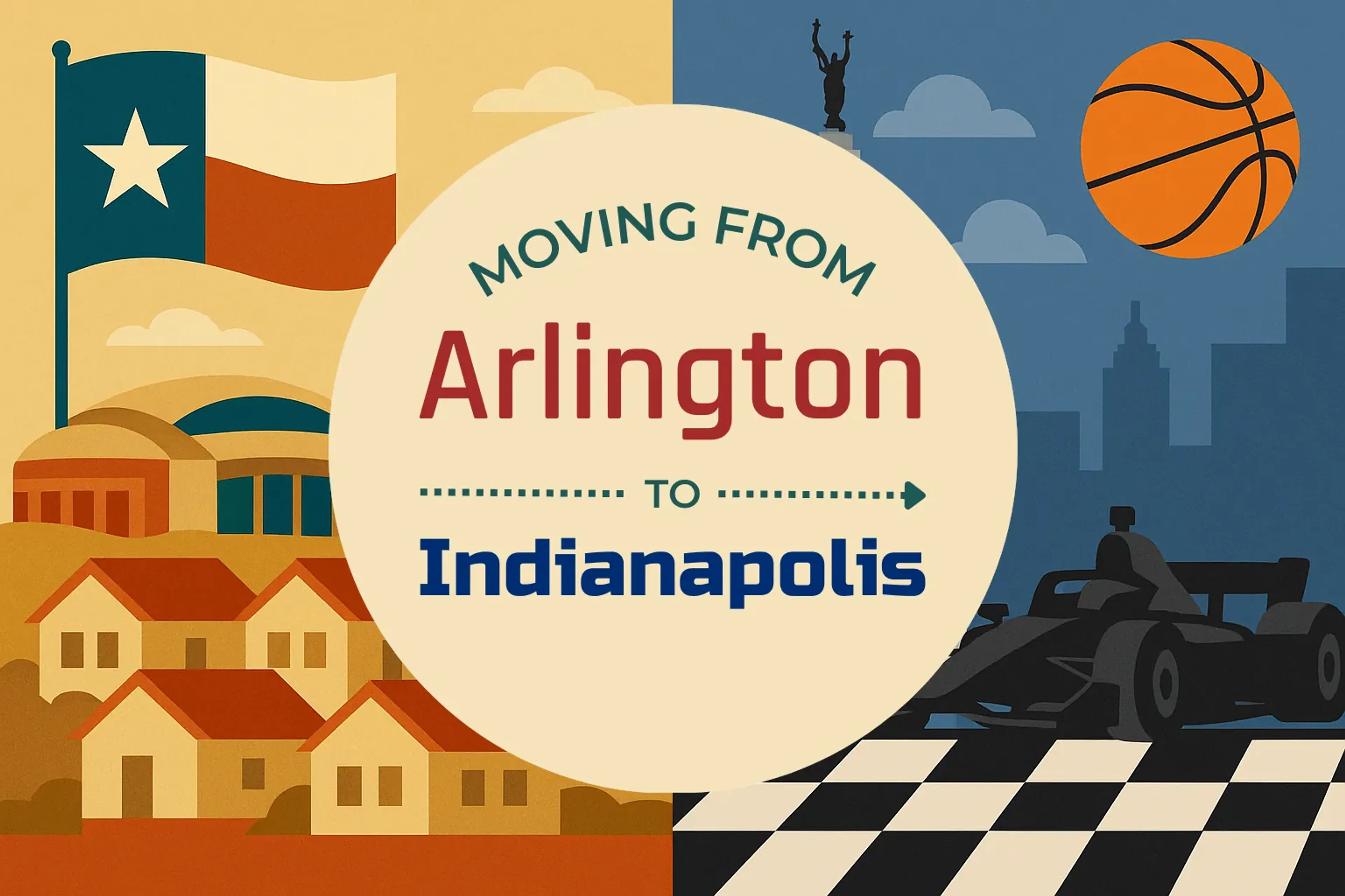 Side-by-side comparison of Arlington to Indianapolis moving companies