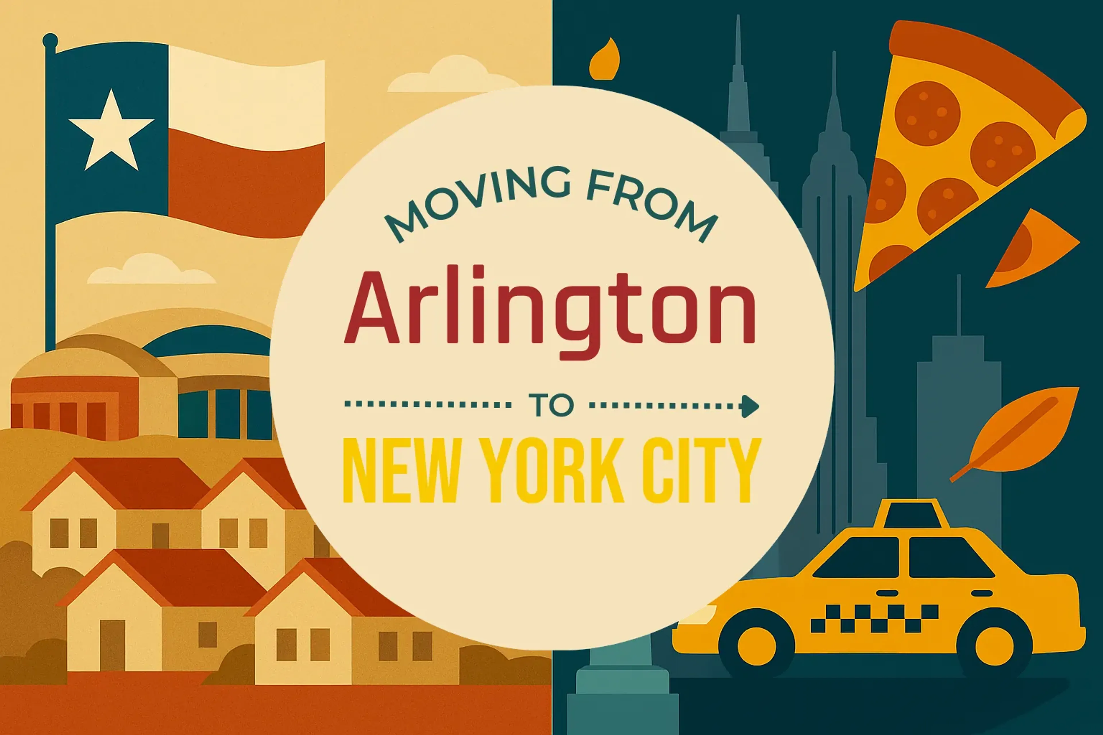 Side-by-side comparison of Arlington to New York City moving companies