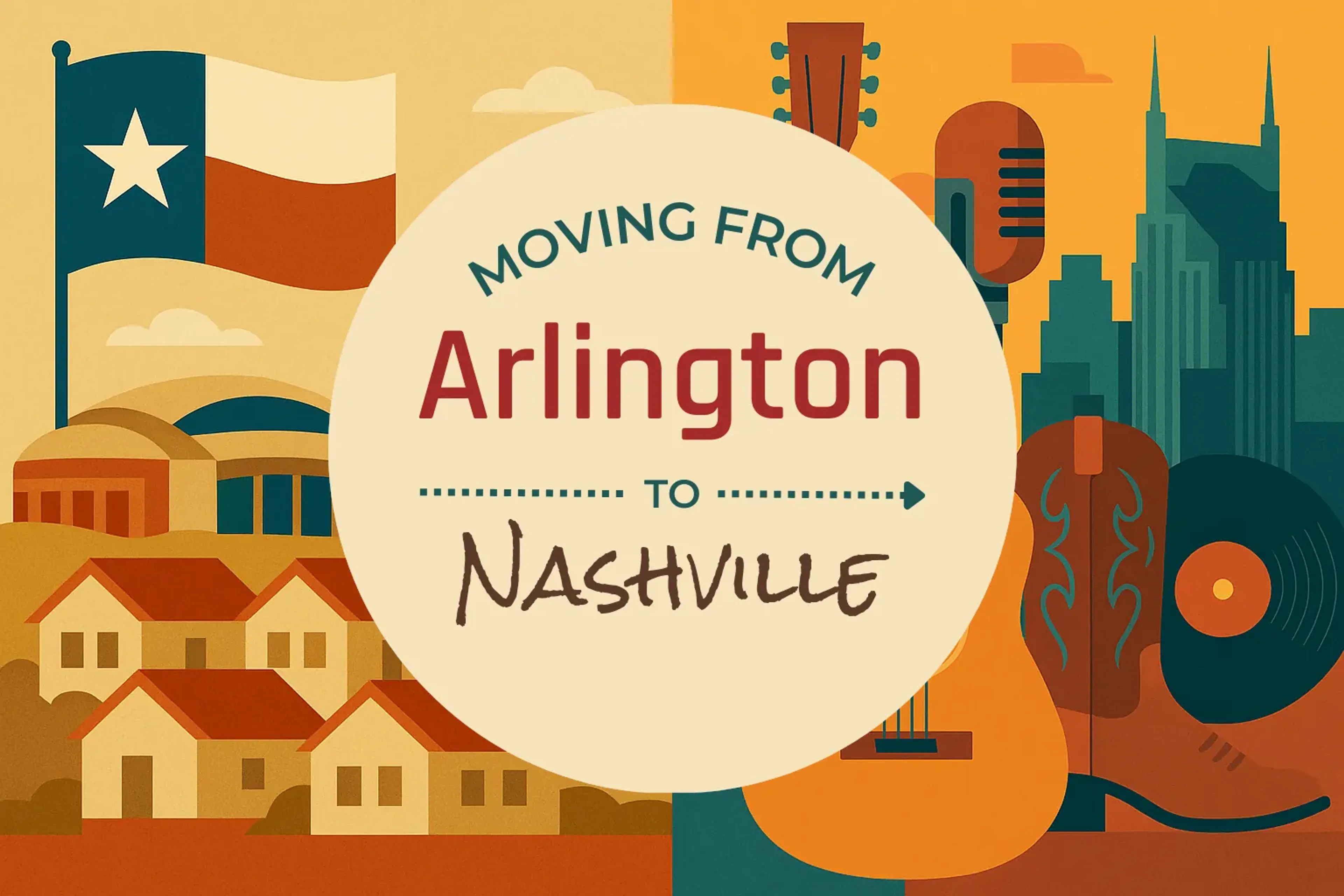 Side-by-side comparison of Arlington to Nashville moving companies