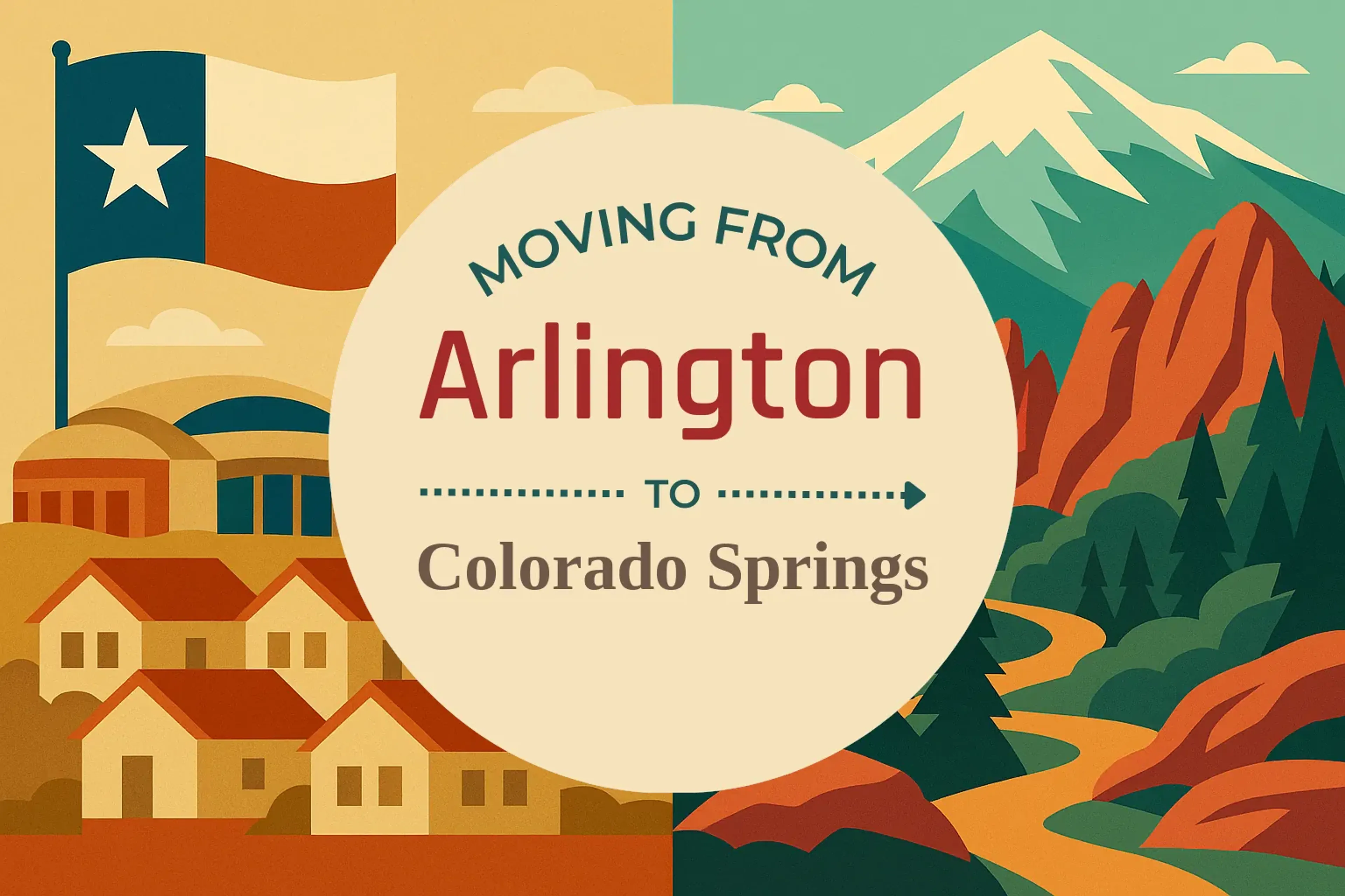 Side-by-side comparison of Arlington to Colorado Springs moving companies