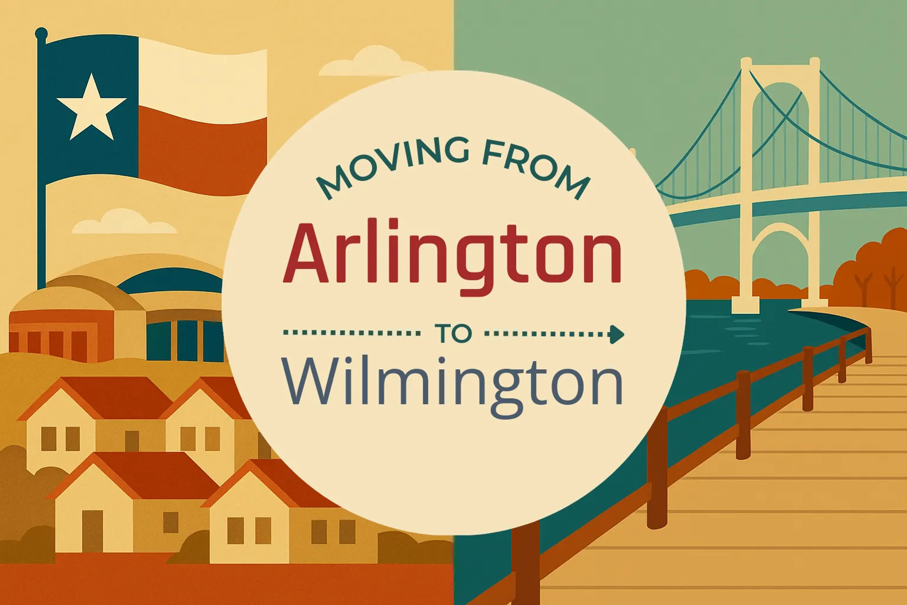 Side-by-side comparison of Arlington to Wilmington moving companies