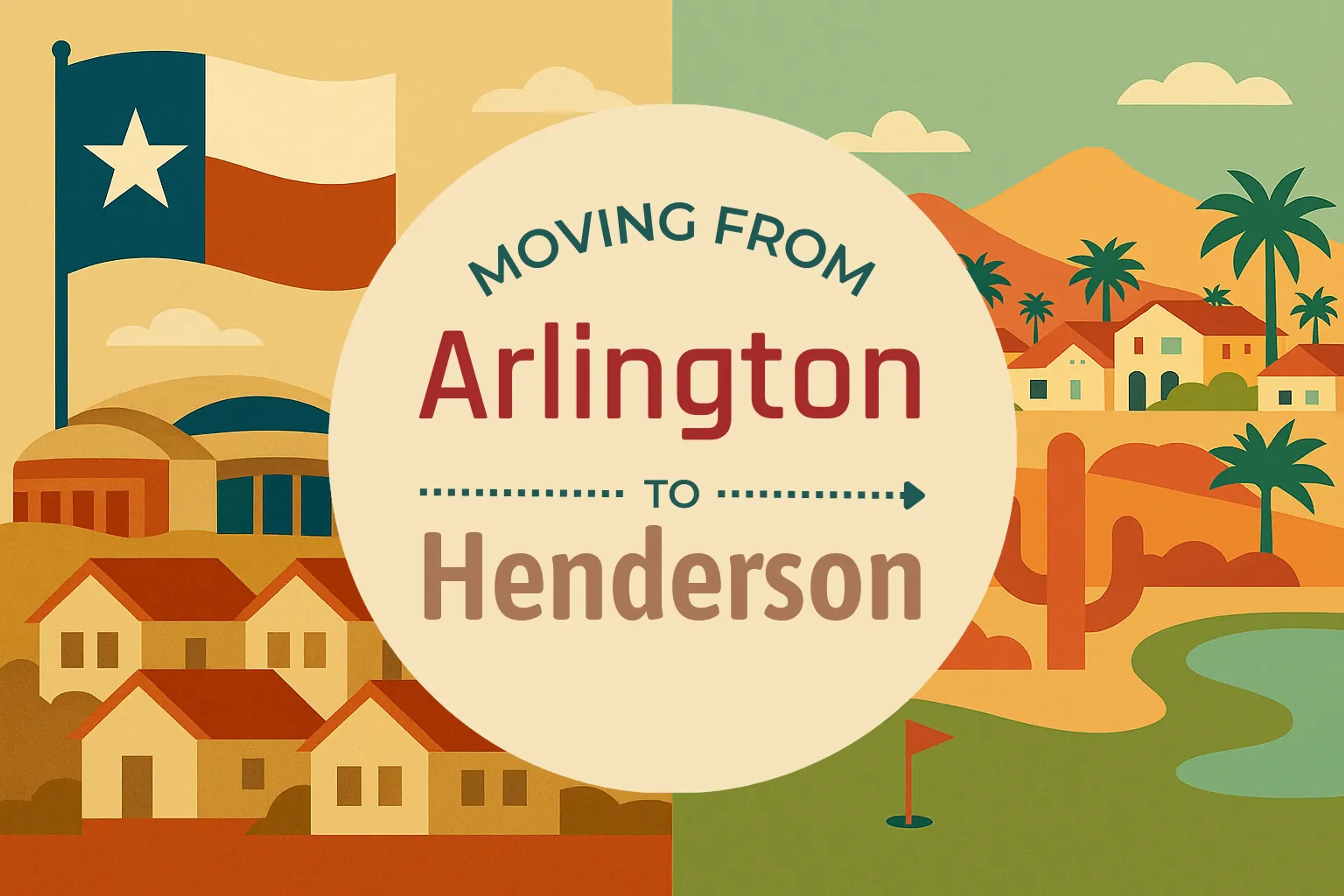 Side-by-side comparison of Arlington to Henderson moving companies