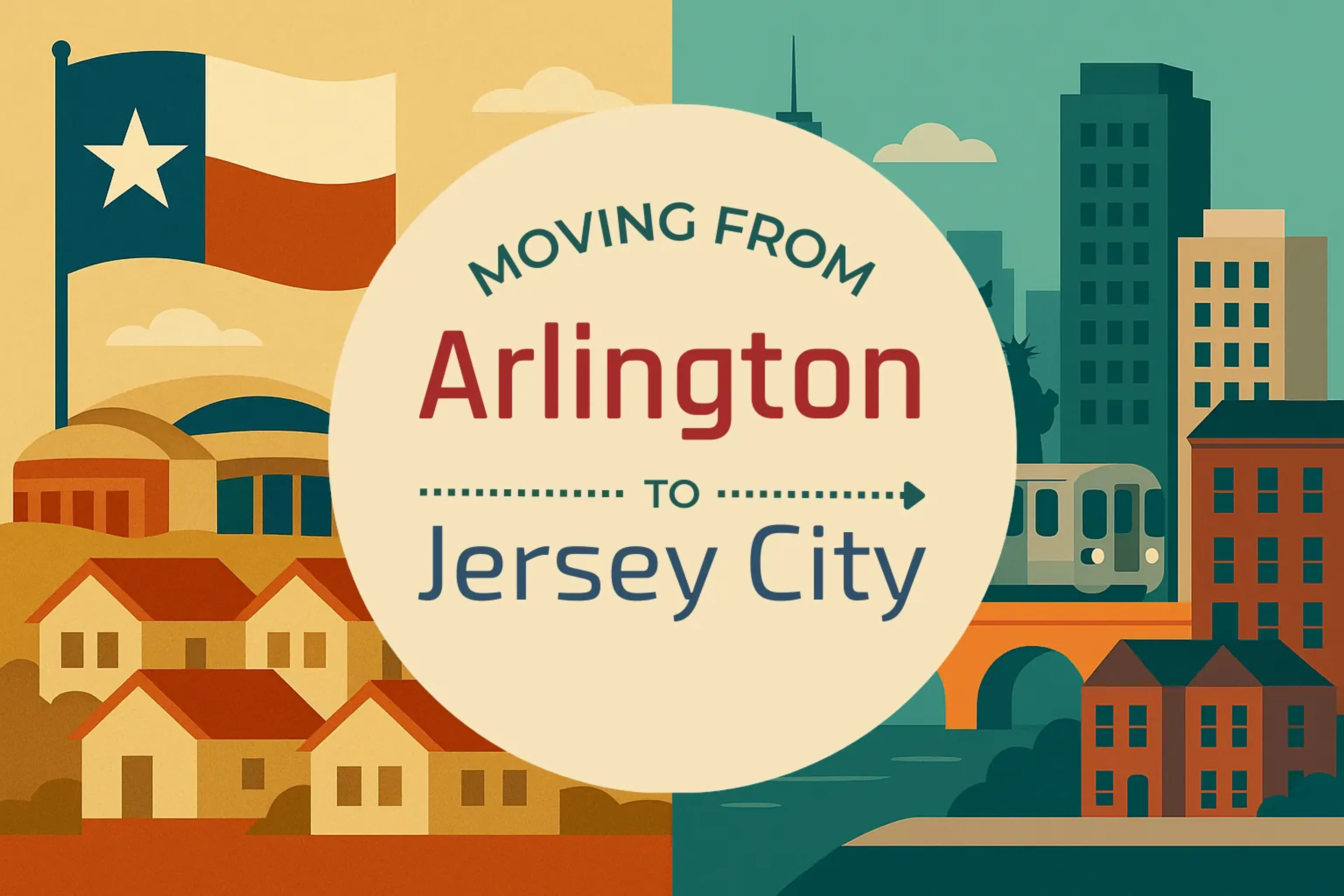Side-by-side comparison of Arlington to Jersey City moving companies
